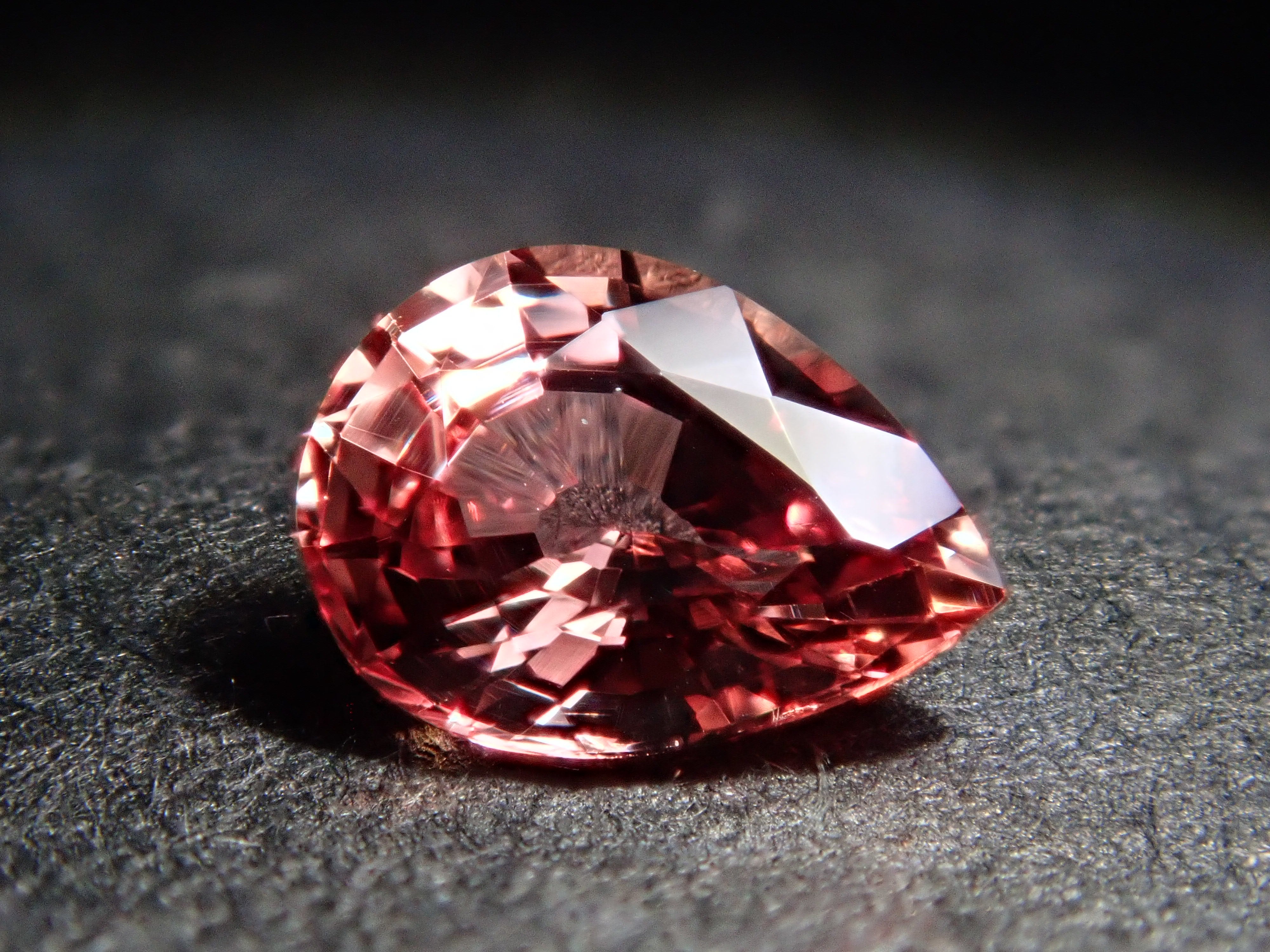 【10/17 22時販売】パパラチアサファイア 0.376ctルース 中宝鑑
