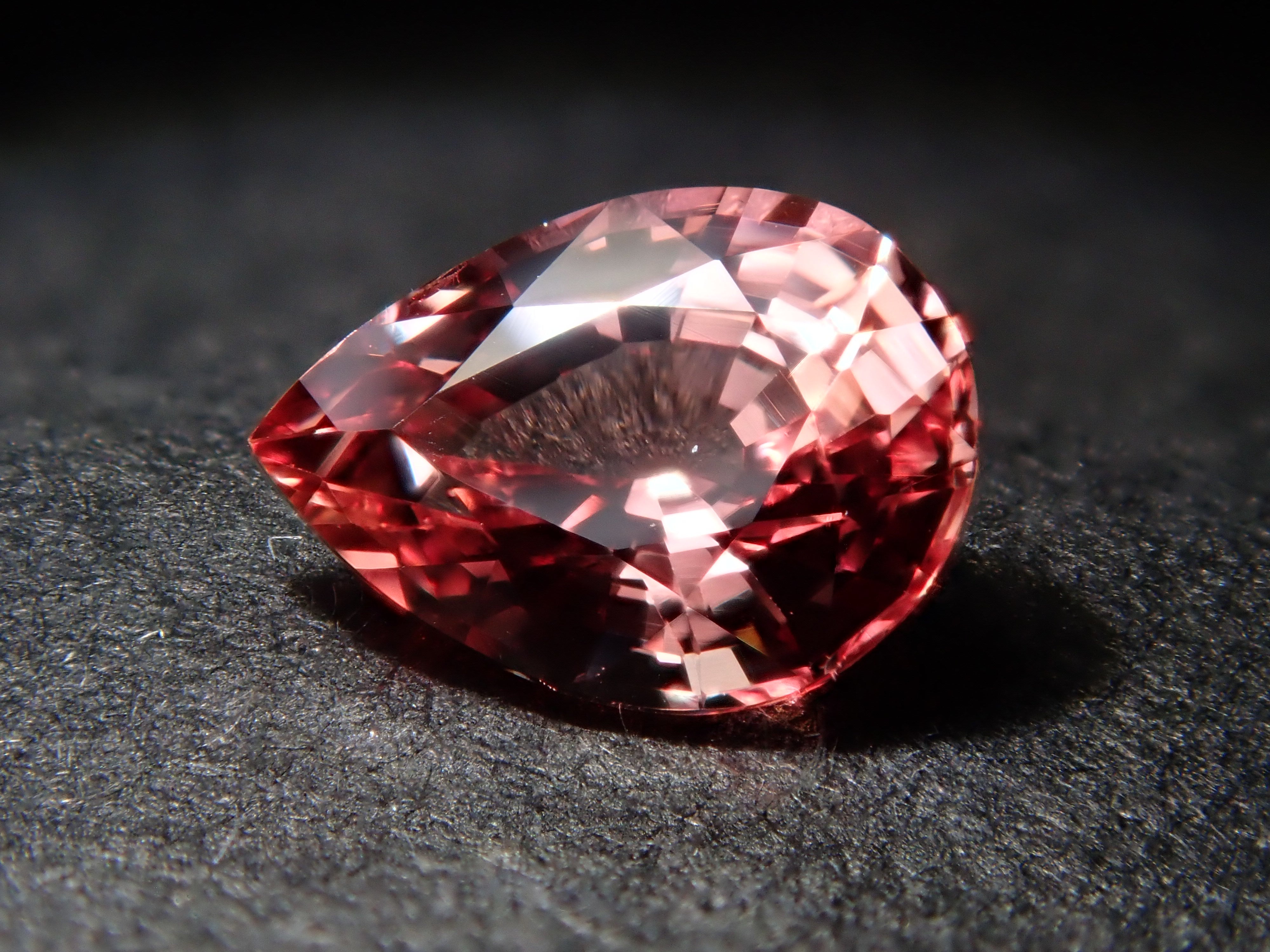 【10/17 22時販売】パパラチアサファイア 0.376ctルース 中宝鑑