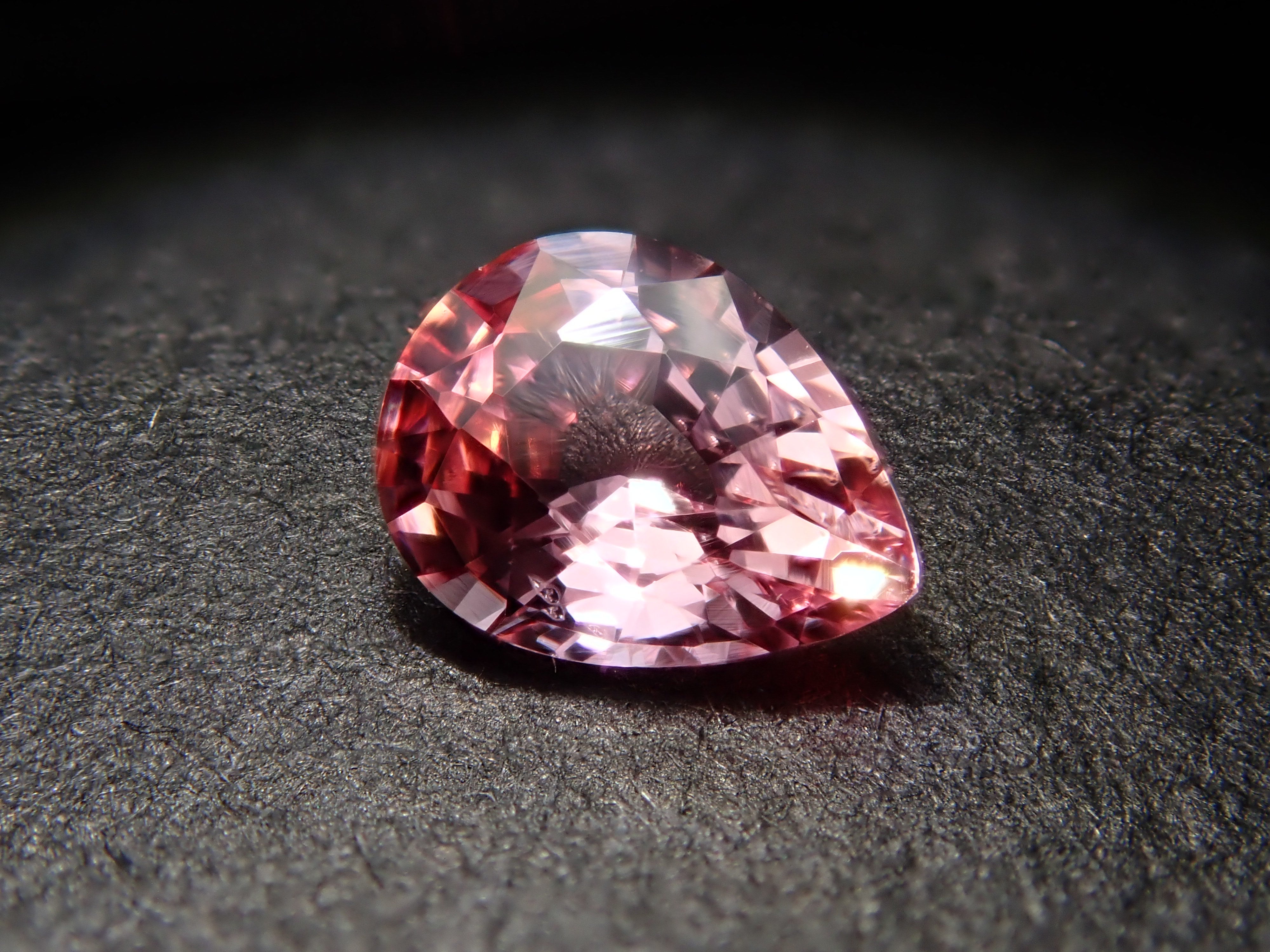 【10/17 22時販売】パパラチアサファイア 0.251ctルース 中宝鑑