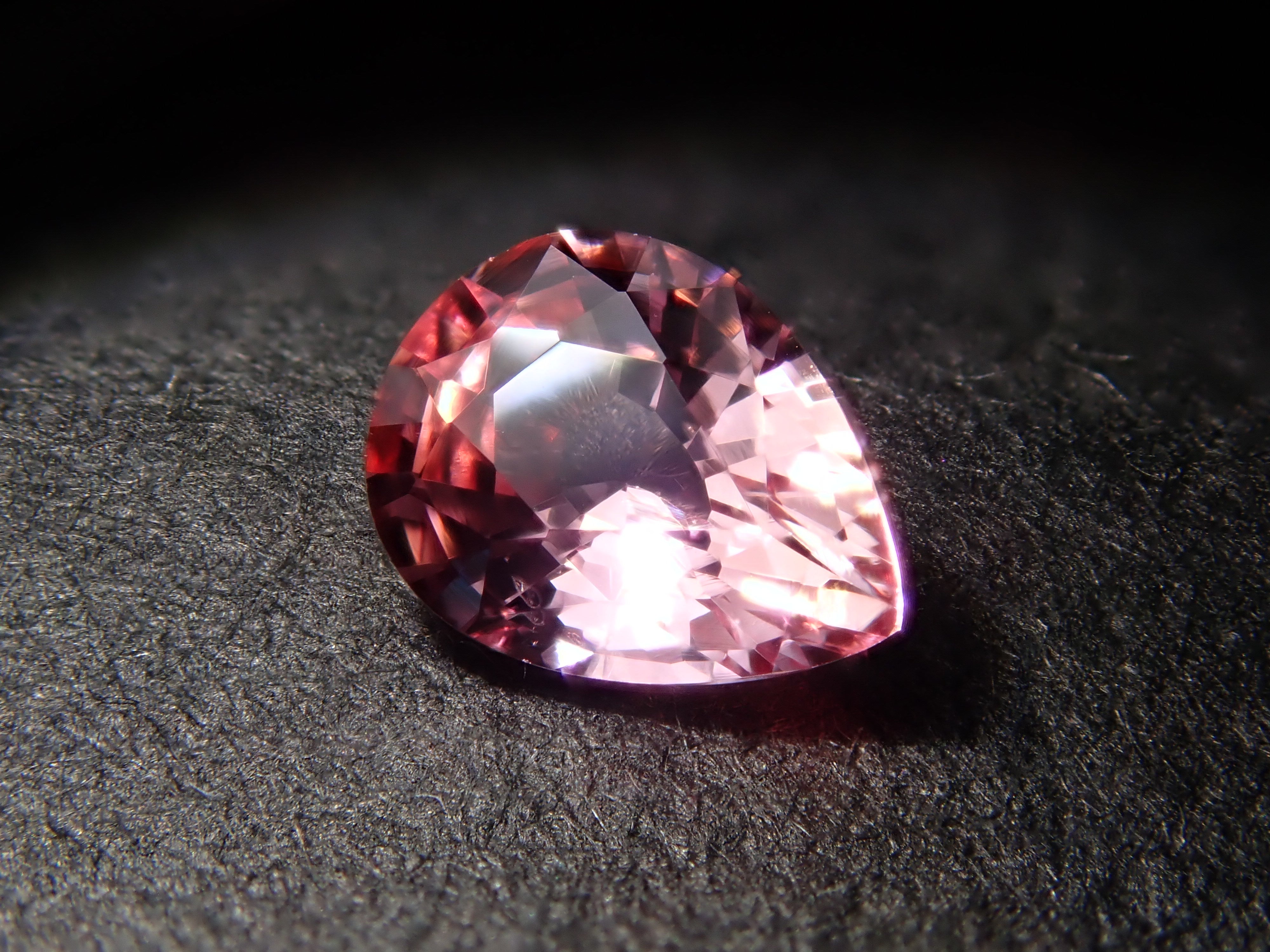 【10/17 22時販売】パパラチアサファイア 0.251ctルース 中宝鑑