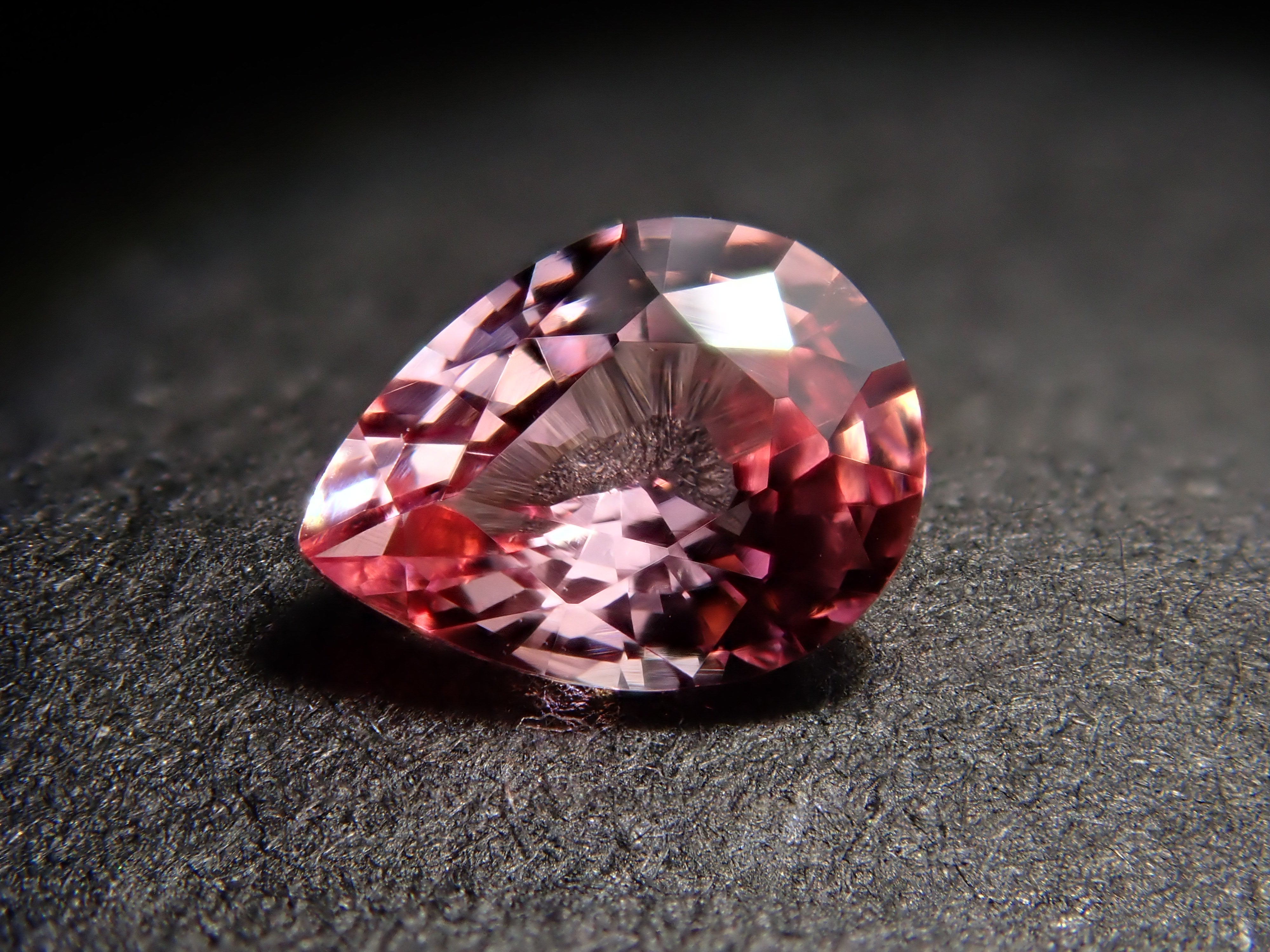 【10/17 22時販売】パパラチアサファイア 0.251ctルース 中宝鑑