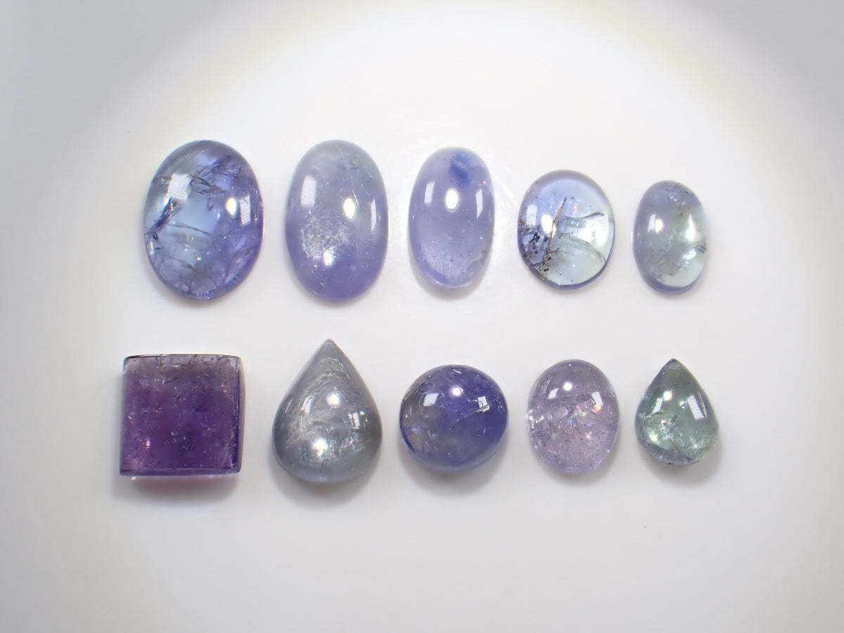 【10/24 22時販売】《限定10石》タンザニア産ゾイサイトガチャ(平均3.5ct、カボションカット、含浸処理)《複数購入割引有》
