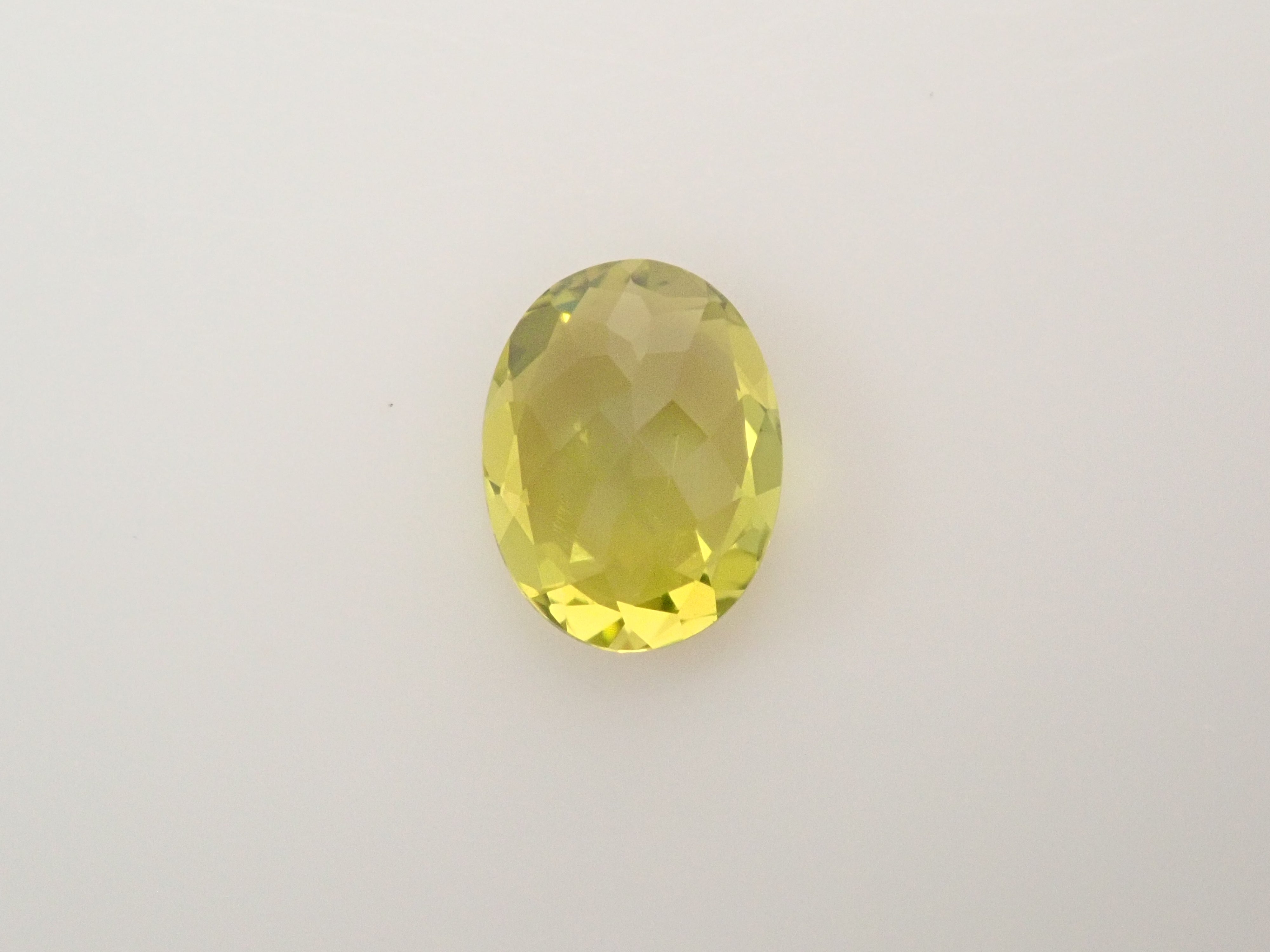 【10/24 22時販売】インド産クリソベリル 0.424ctルース(カナリーイエロー)