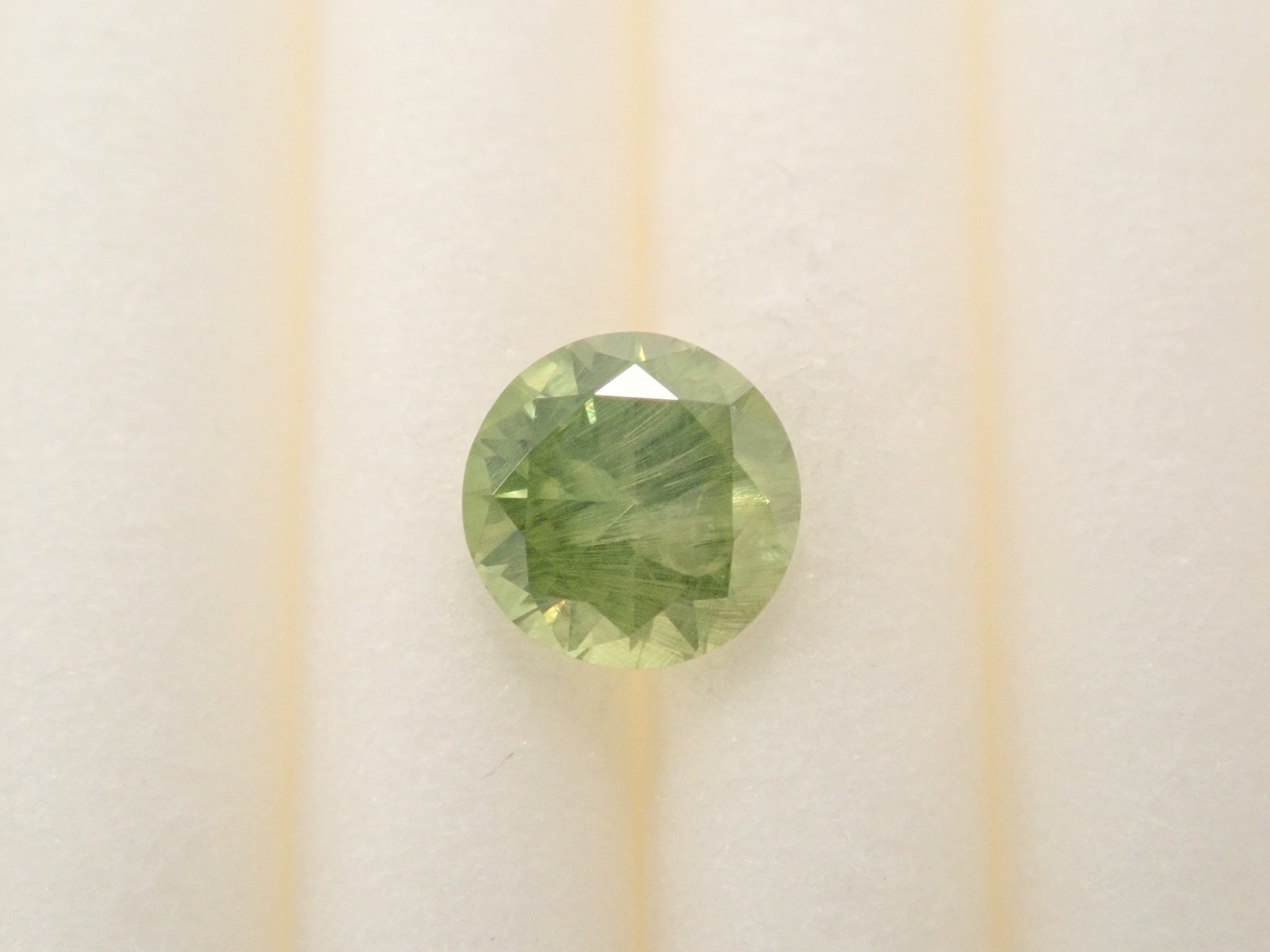 Russian Demantoid Garnet (Horsetail) 0.265ct Loose Stone