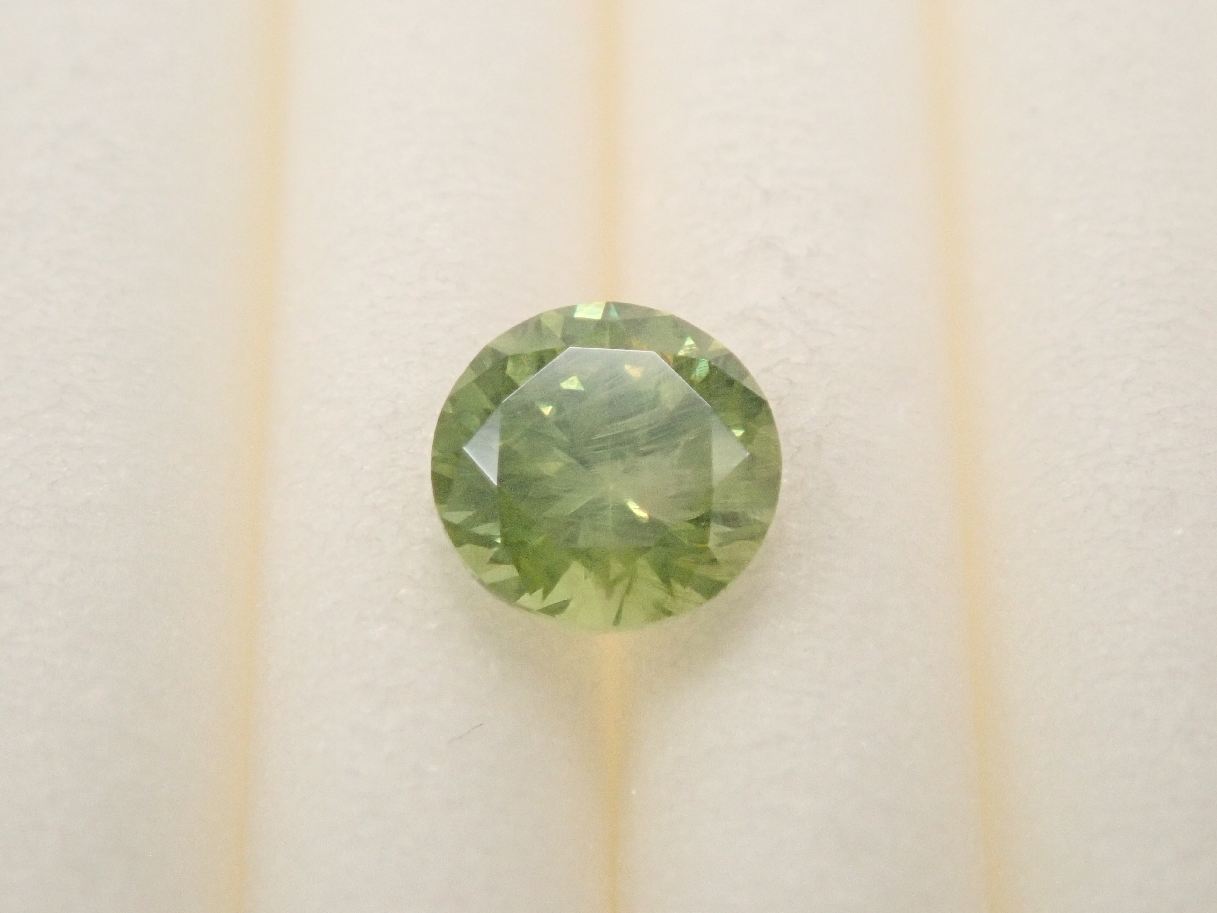 Russian Demantoid Garnet (Horsetail) 0.265ct Loose Stone