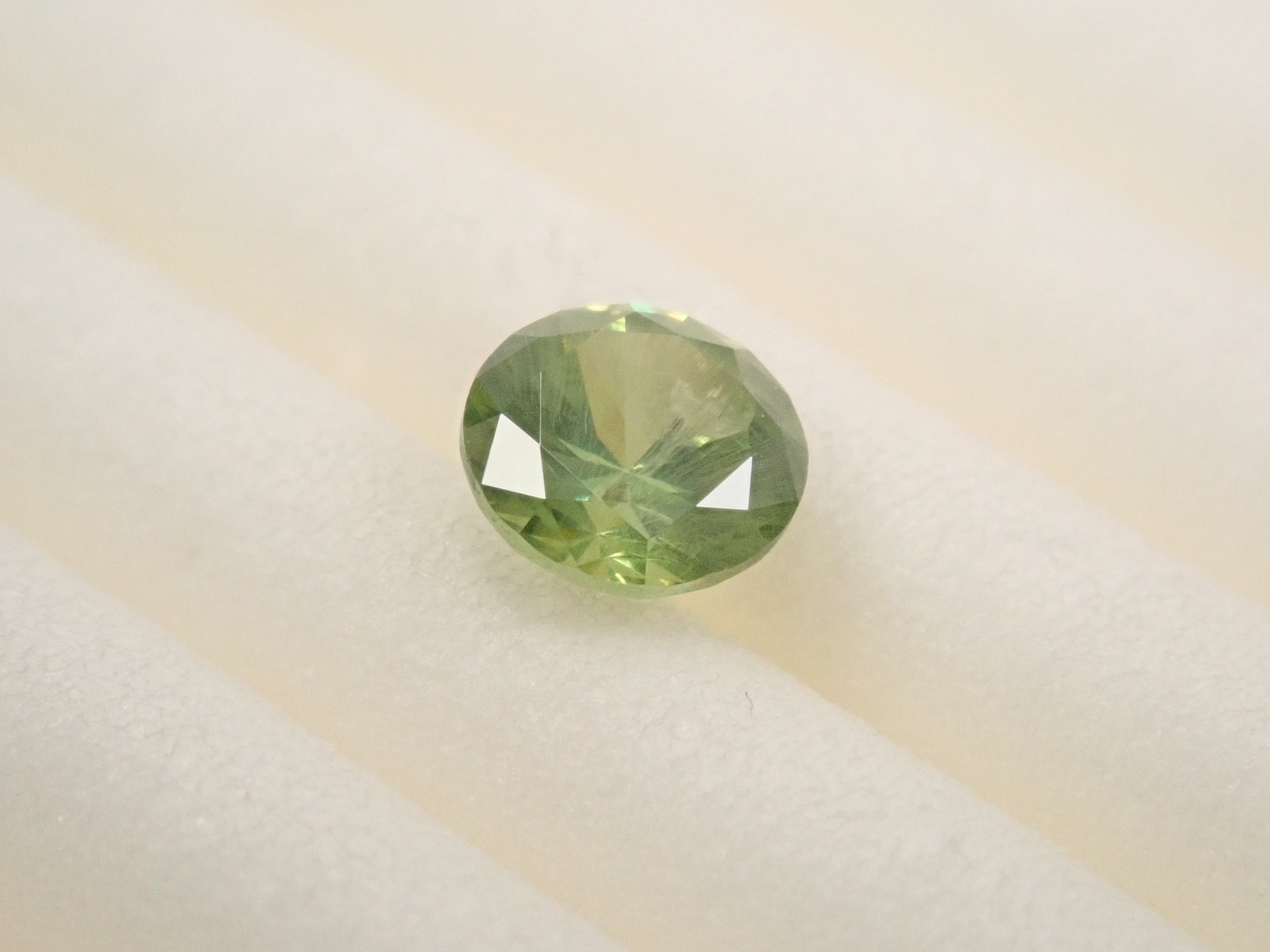 Russian Demantoid Garnet (Horsetail) 0.265ct Loose Stone