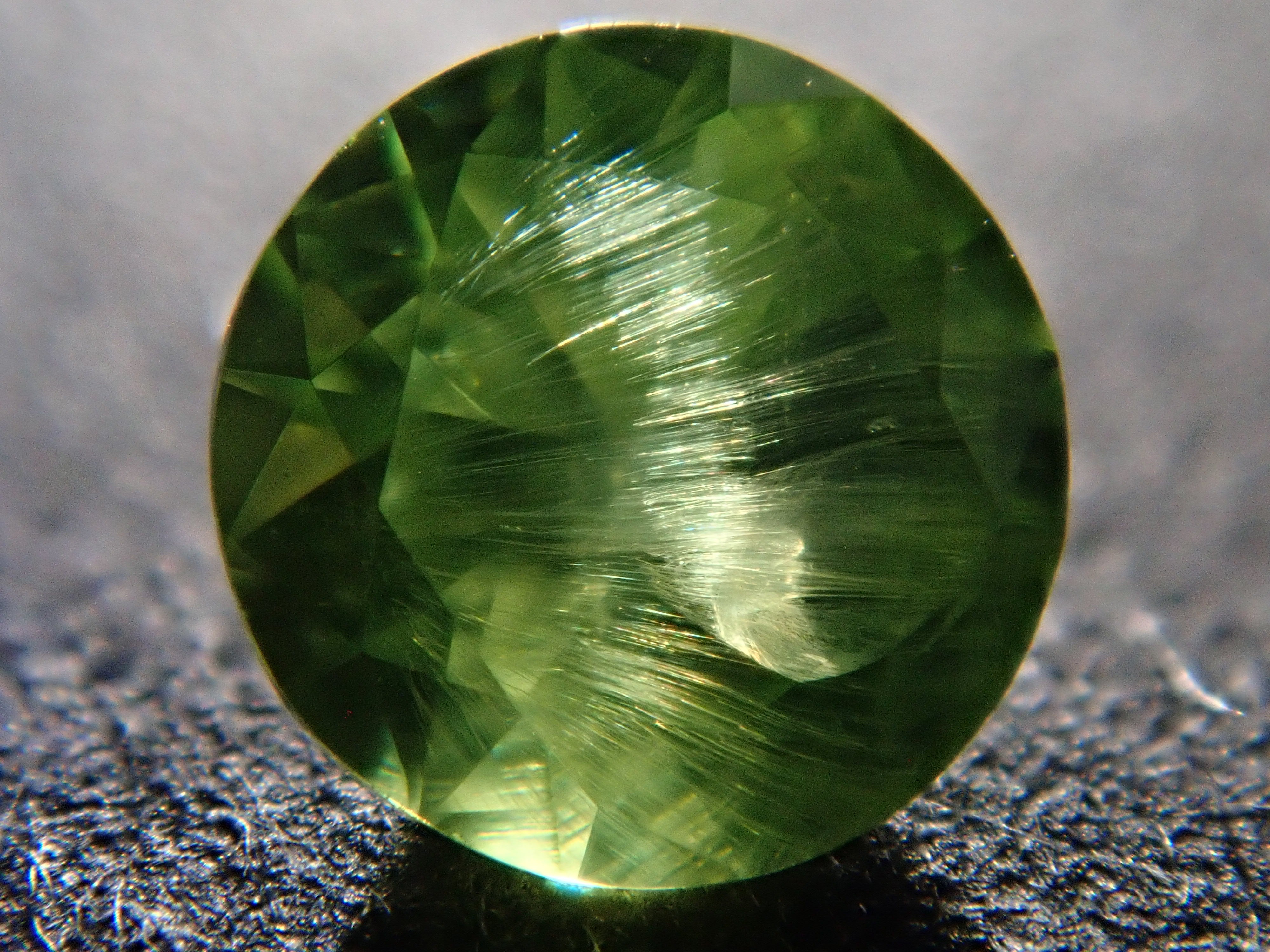Russian Demantoid Garnet (Horsetail) 0.265ct Loose Stone