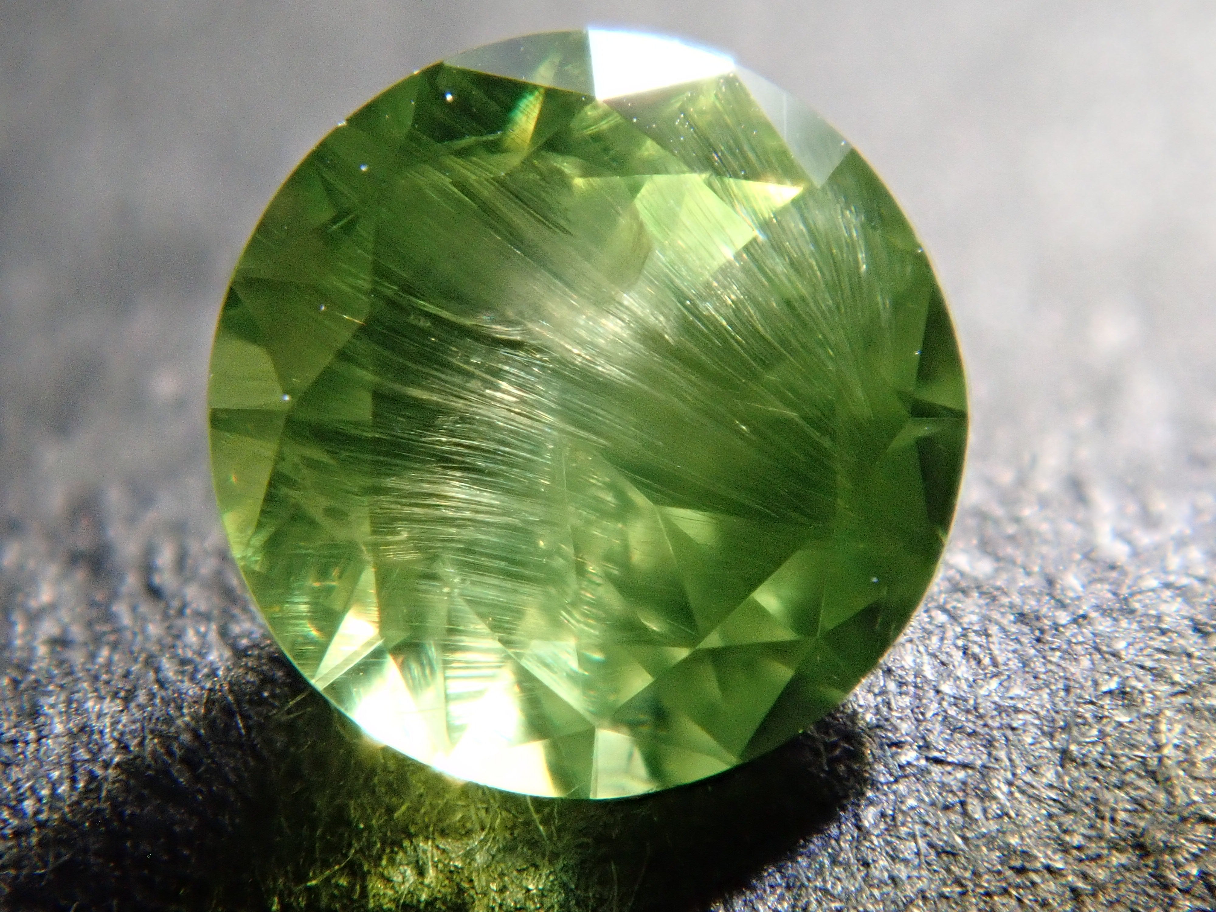 Russian Demantoid Garnet (Horsetail) 0.265ct Loose Stone