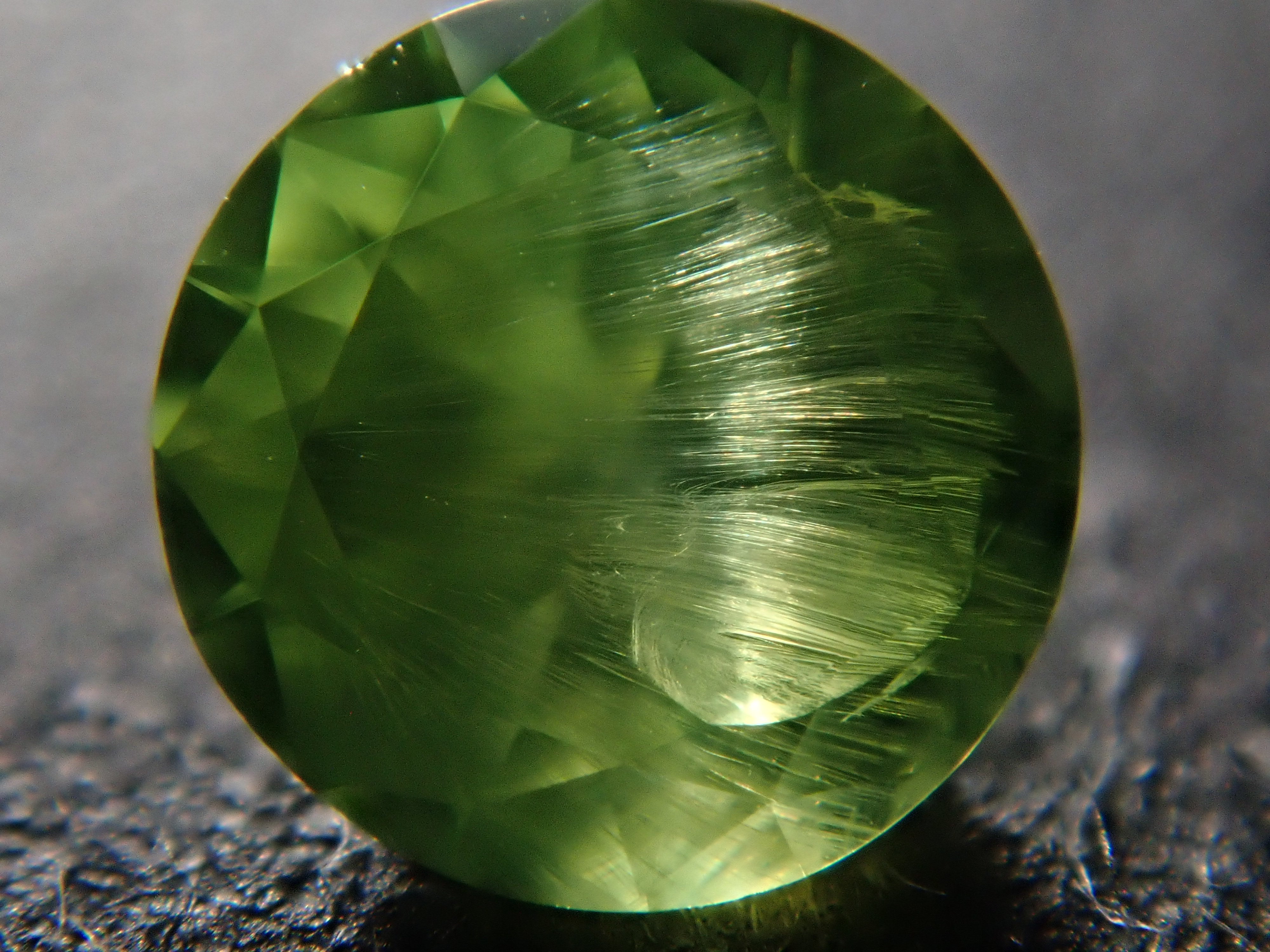 Russian Demantoid Garnet (Horsetail) 0.265ct Loose Stone