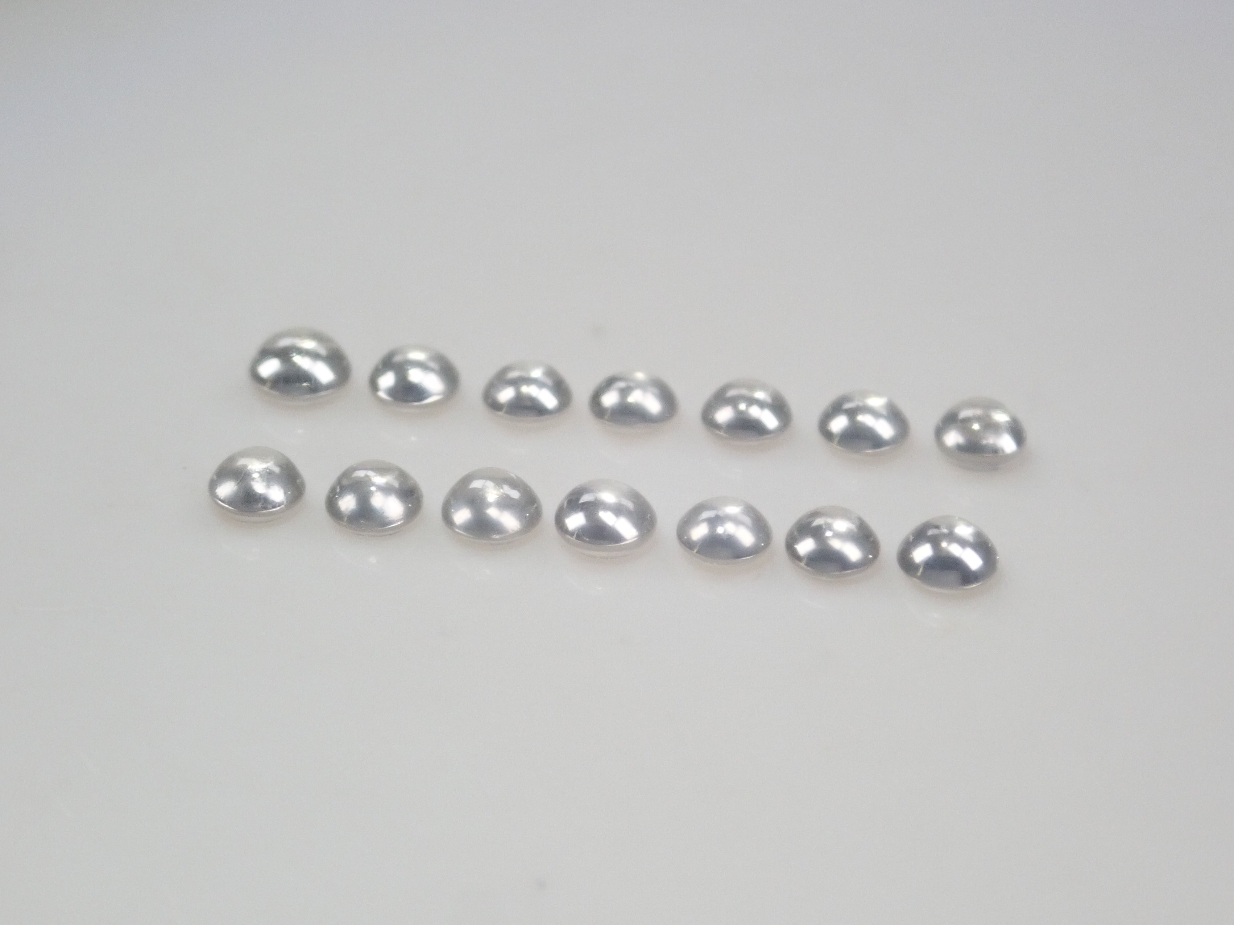 【10/22 22時販売】《限定14石》ラボグロウンダイヤモンド(カボションカット約2.3mm)1石ルース《複数購入割引有》