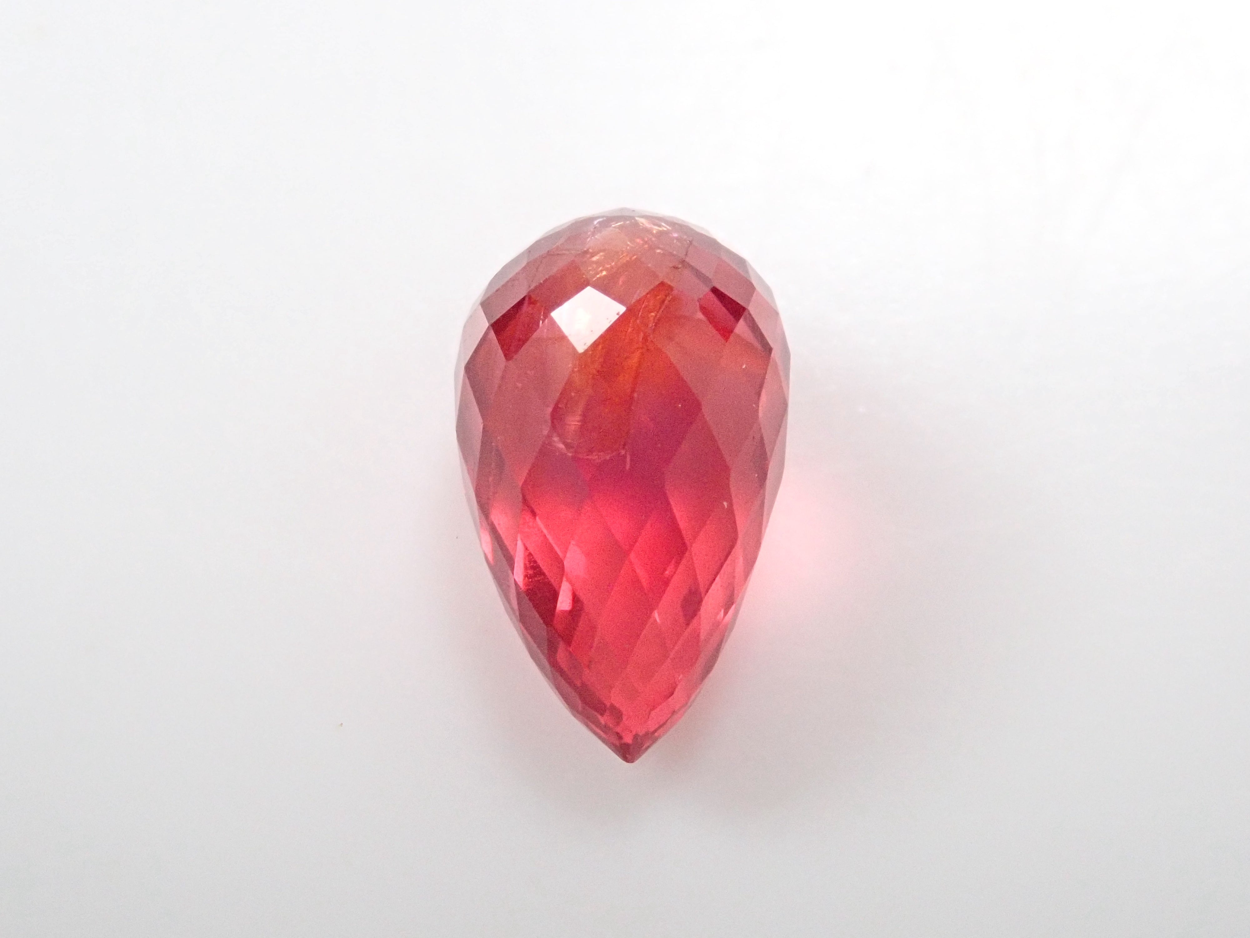 Pink spinel 1.870ct loose (briolette cut) Japanese-German edition