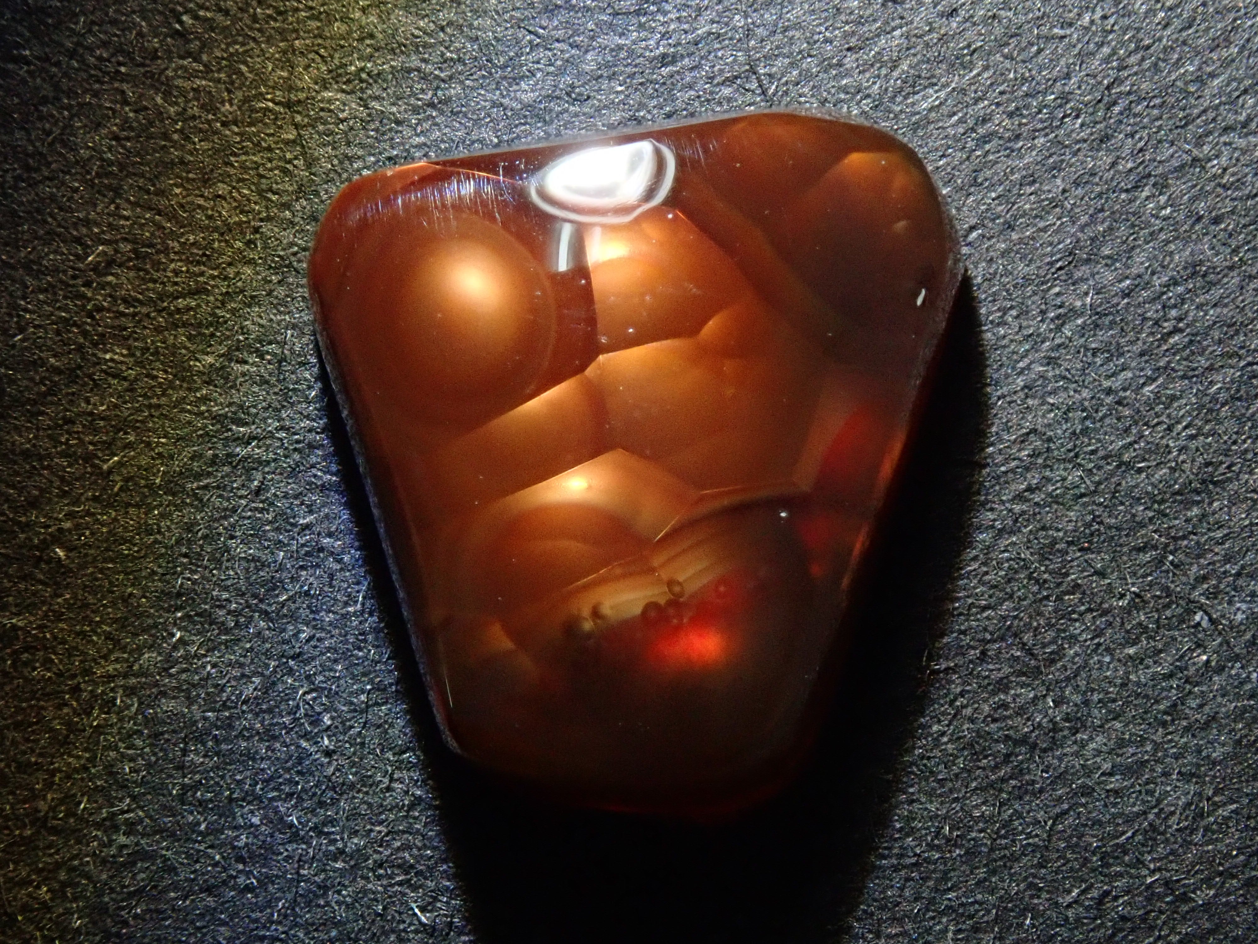 メキシコ産ファイアーアゲート 3.800ctルース