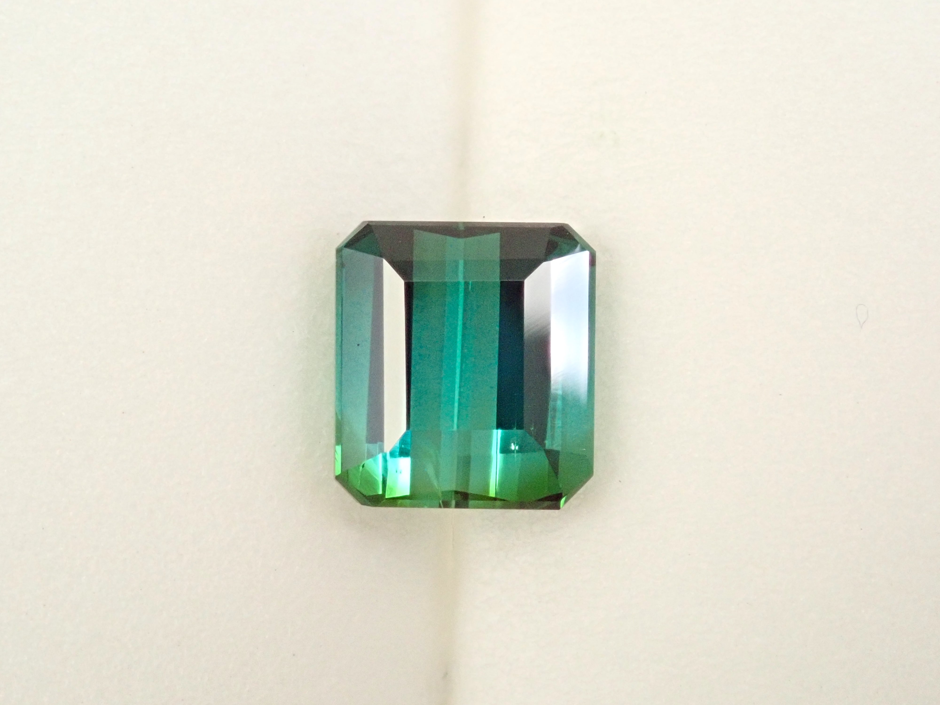 Brazilian bicolor tourmaline 2.341ct loose stone
