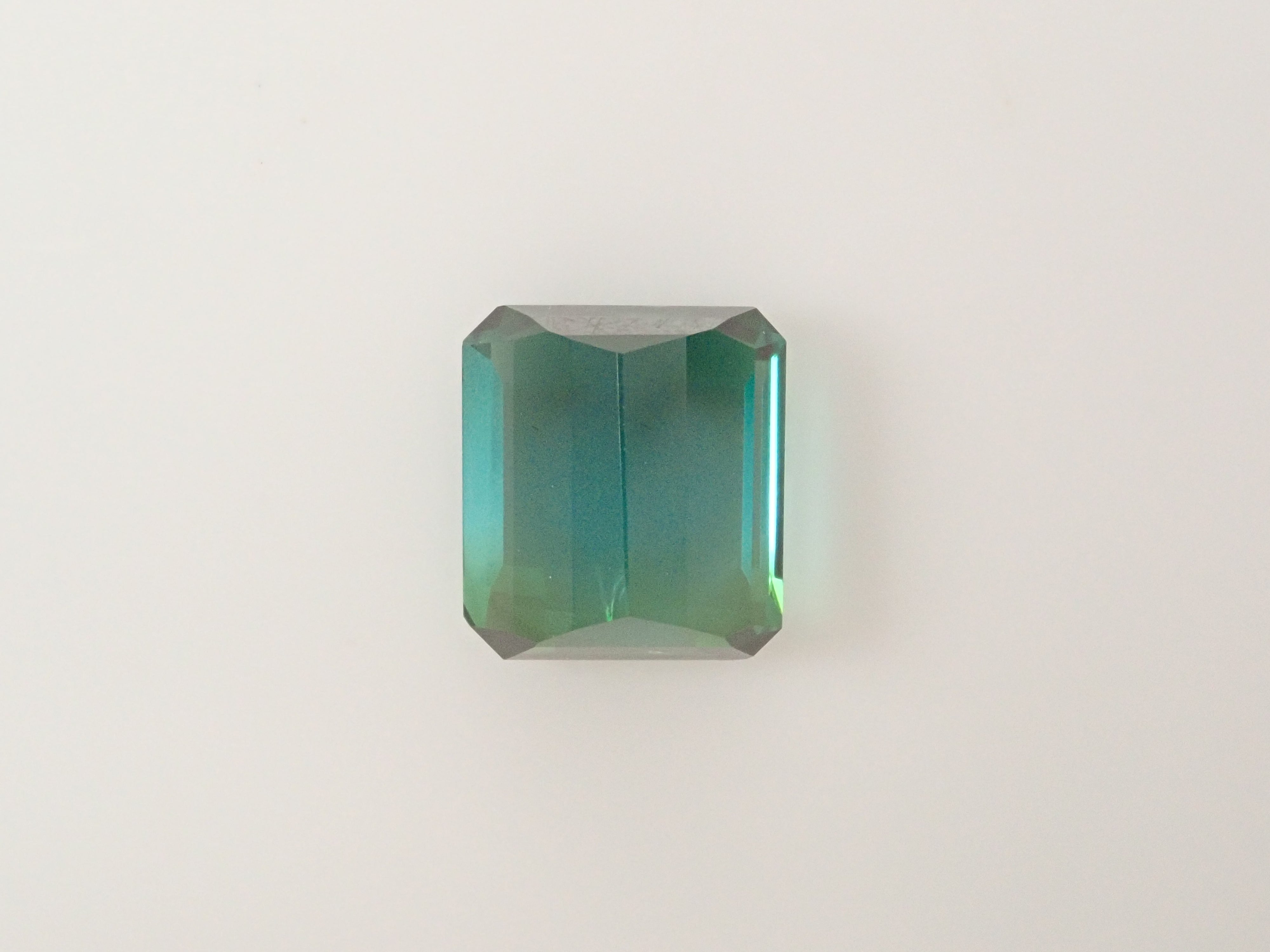 Brazilian bicolor tourmaline 2.341ct loose stone