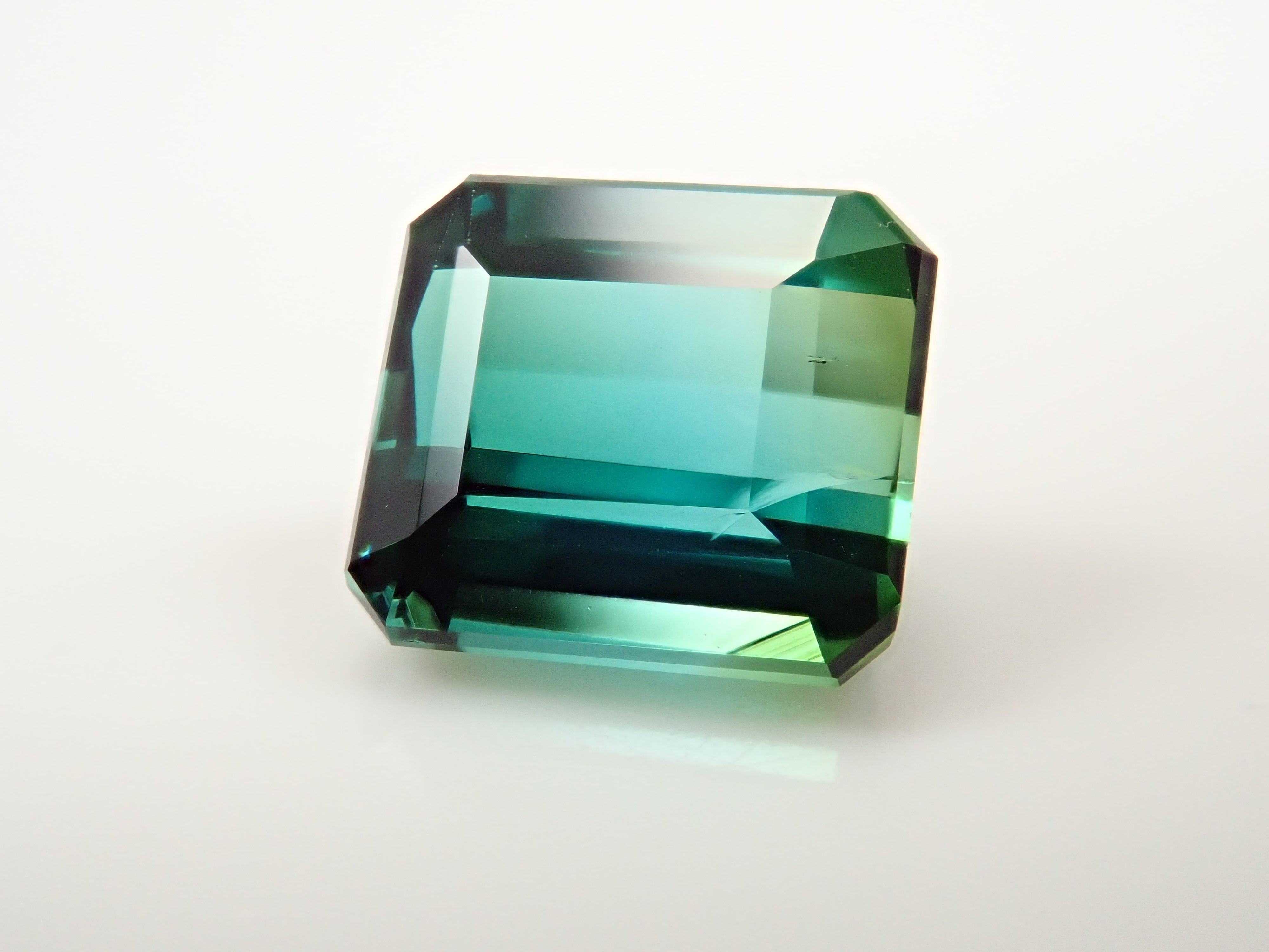 Brazilian bicolor tourmaline 2.341ct loose stone