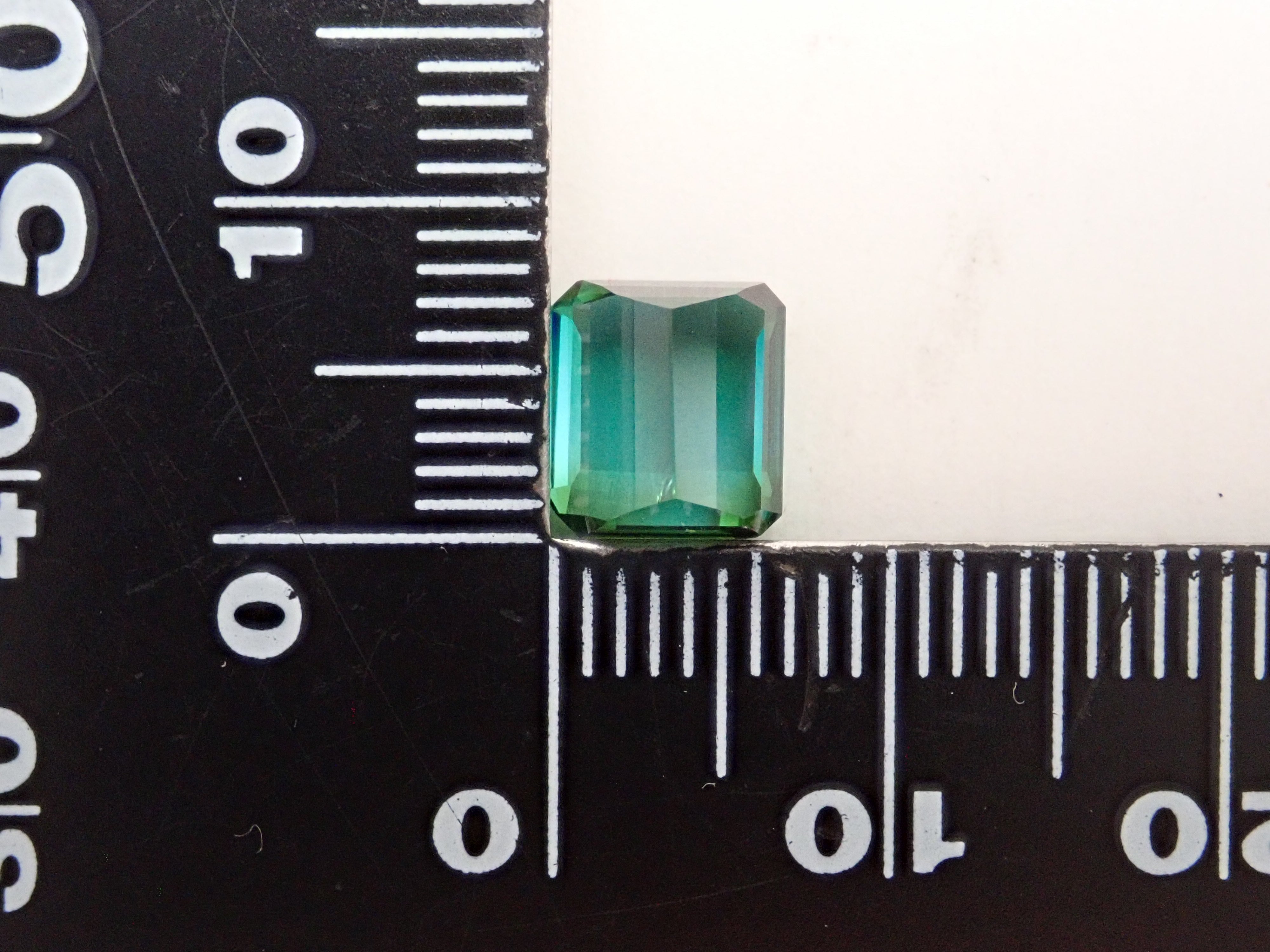 Brazilian bicolor tourmaline 2.341ct loose stone