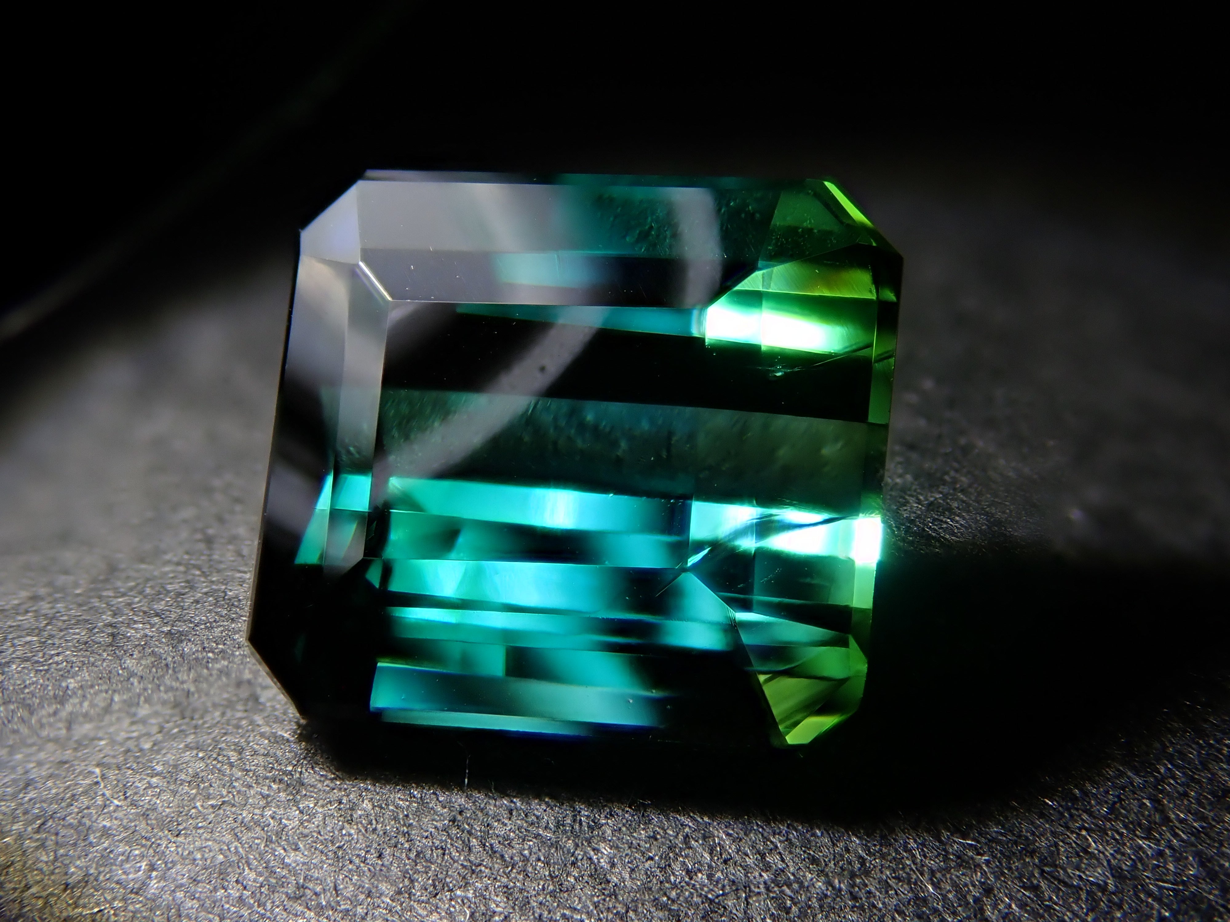 Brazilian bicolor tourmaline 2.341ct loose stone