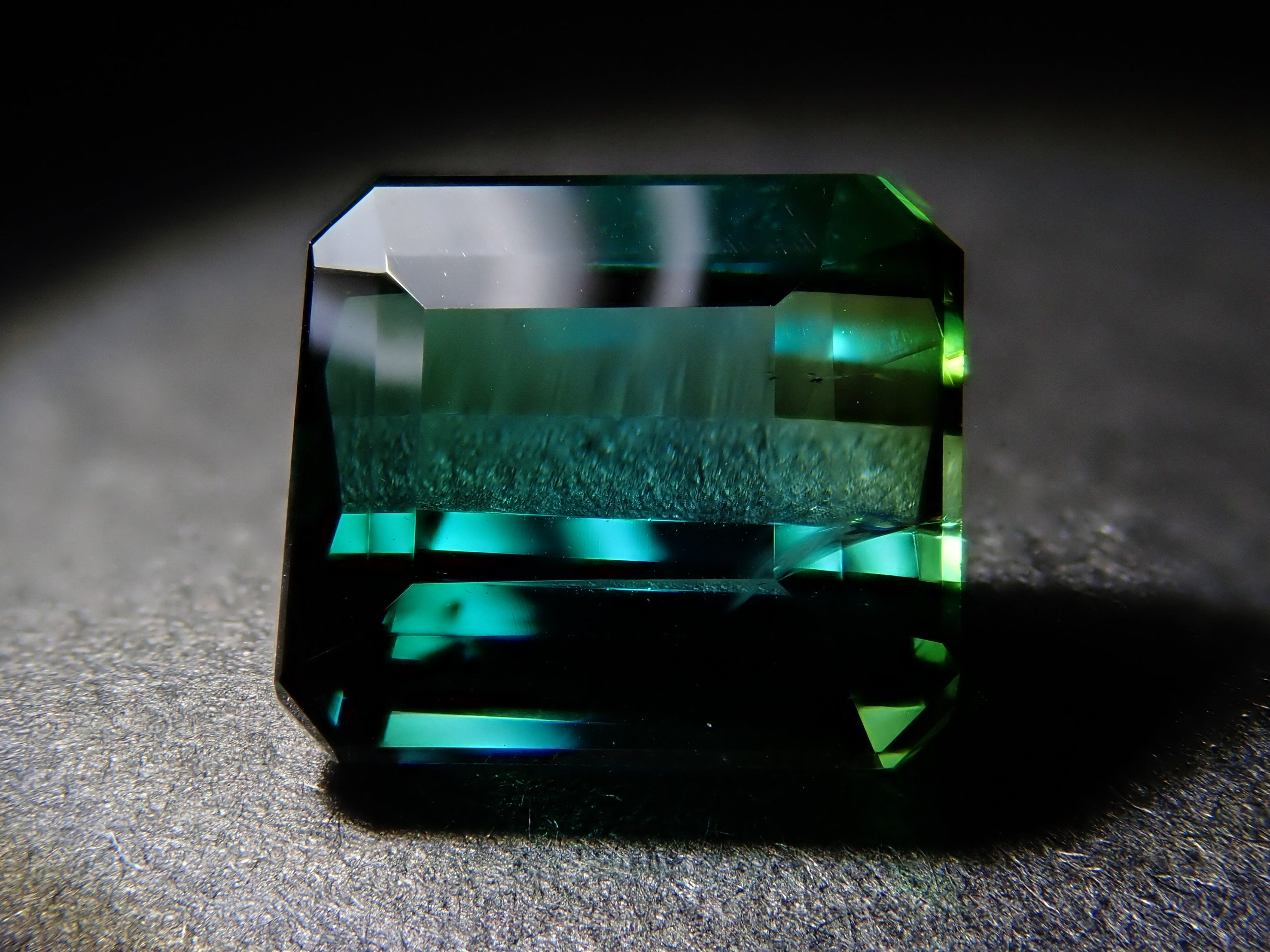 Brazilian bicolor tourmaline 2.341ct loose stone