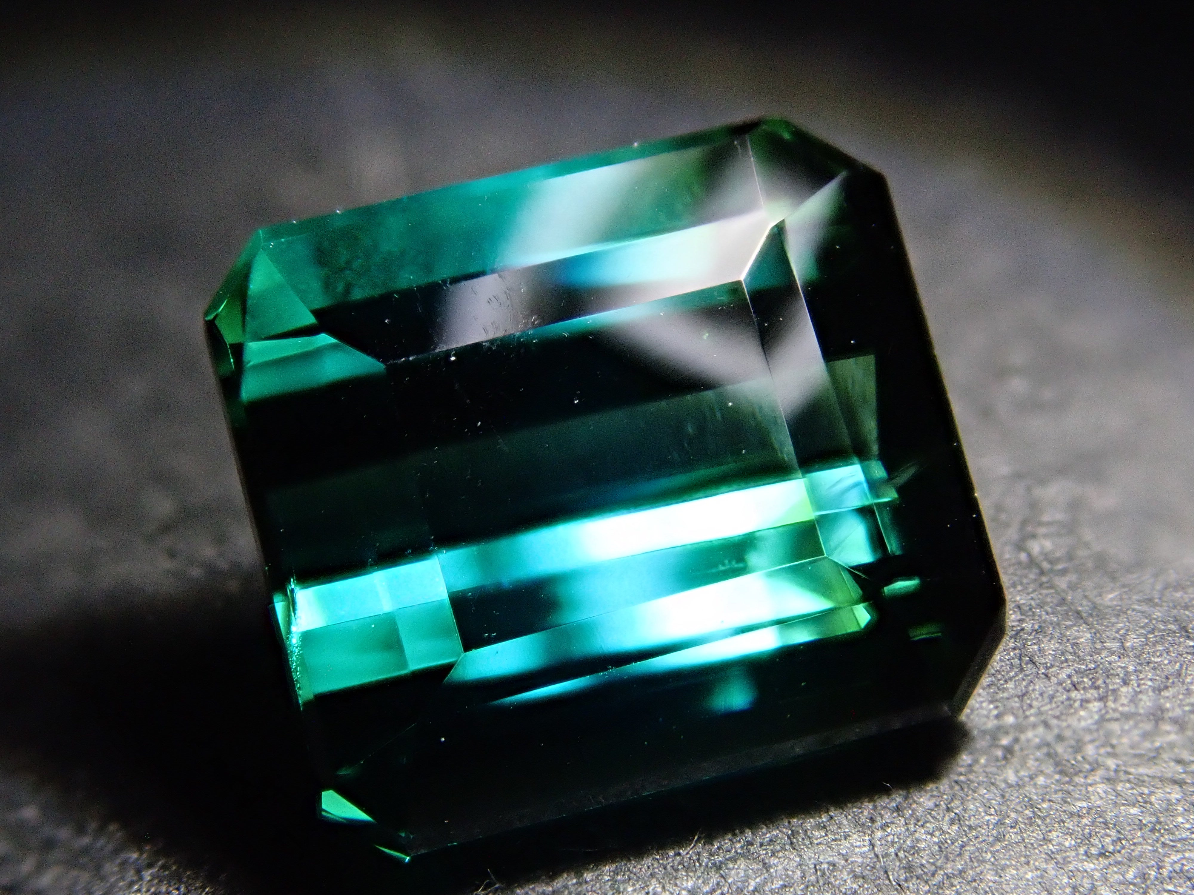 Brazilian bicolor tourmaline 2.341ct loose stone
