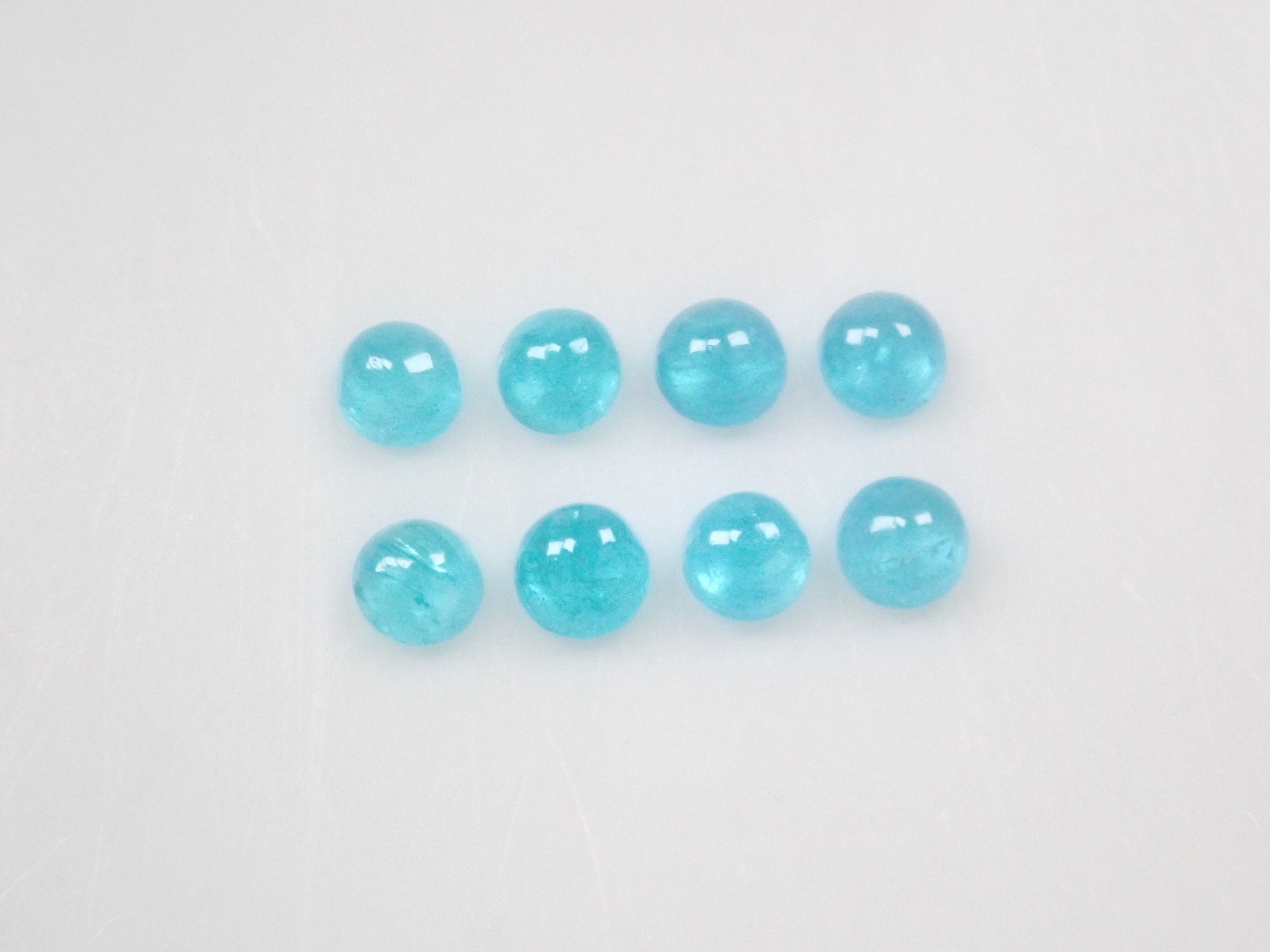 【11/1 22時販売】《限定8石》ブラジル産パライバトルマリン(カボションカット約2.2mm)1石ルース《複数購入割引有》