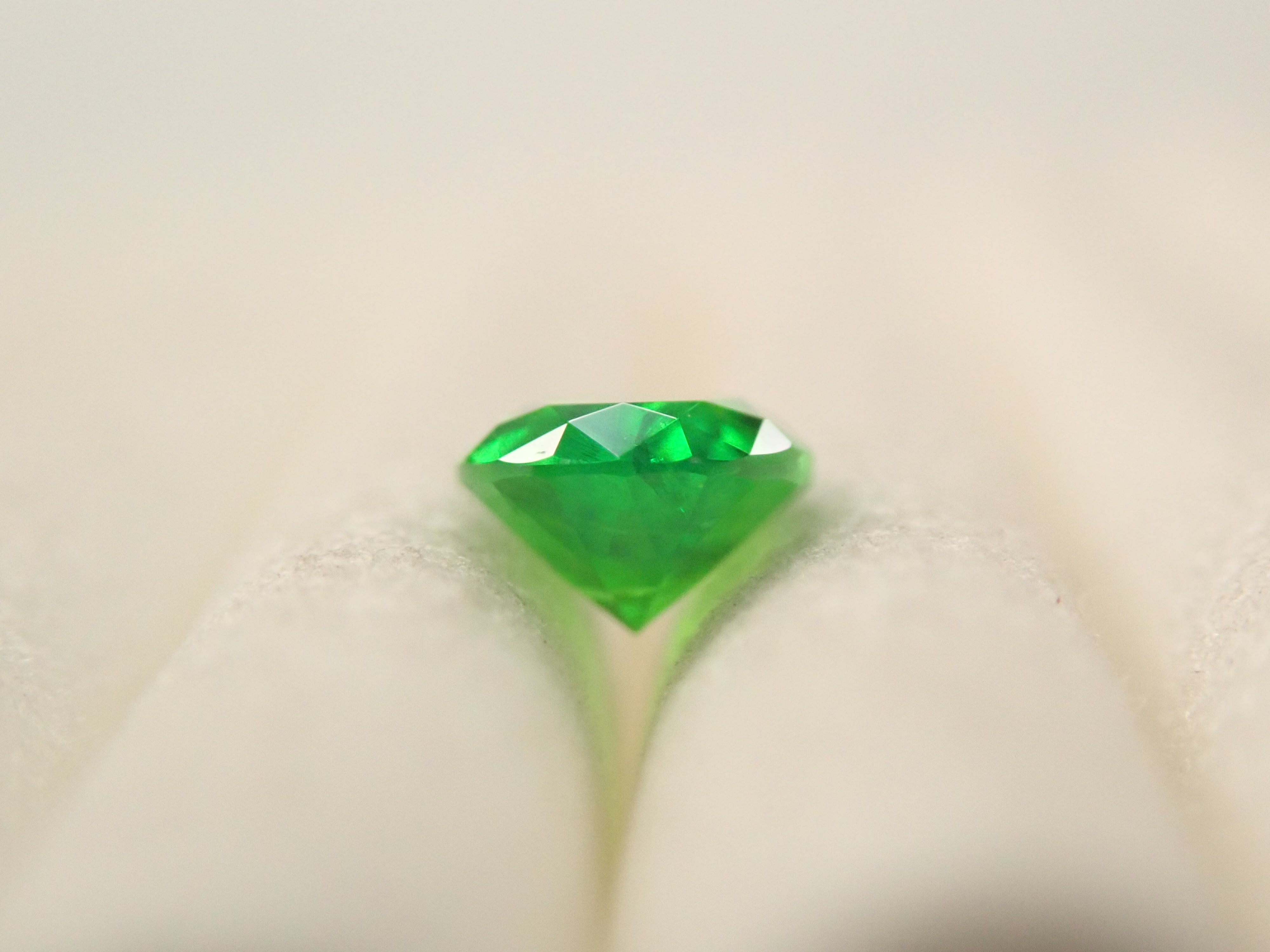 【10/31 22時販売】ロシア産デマントイドガーネット(ホーステール認む) 0.256ctルース