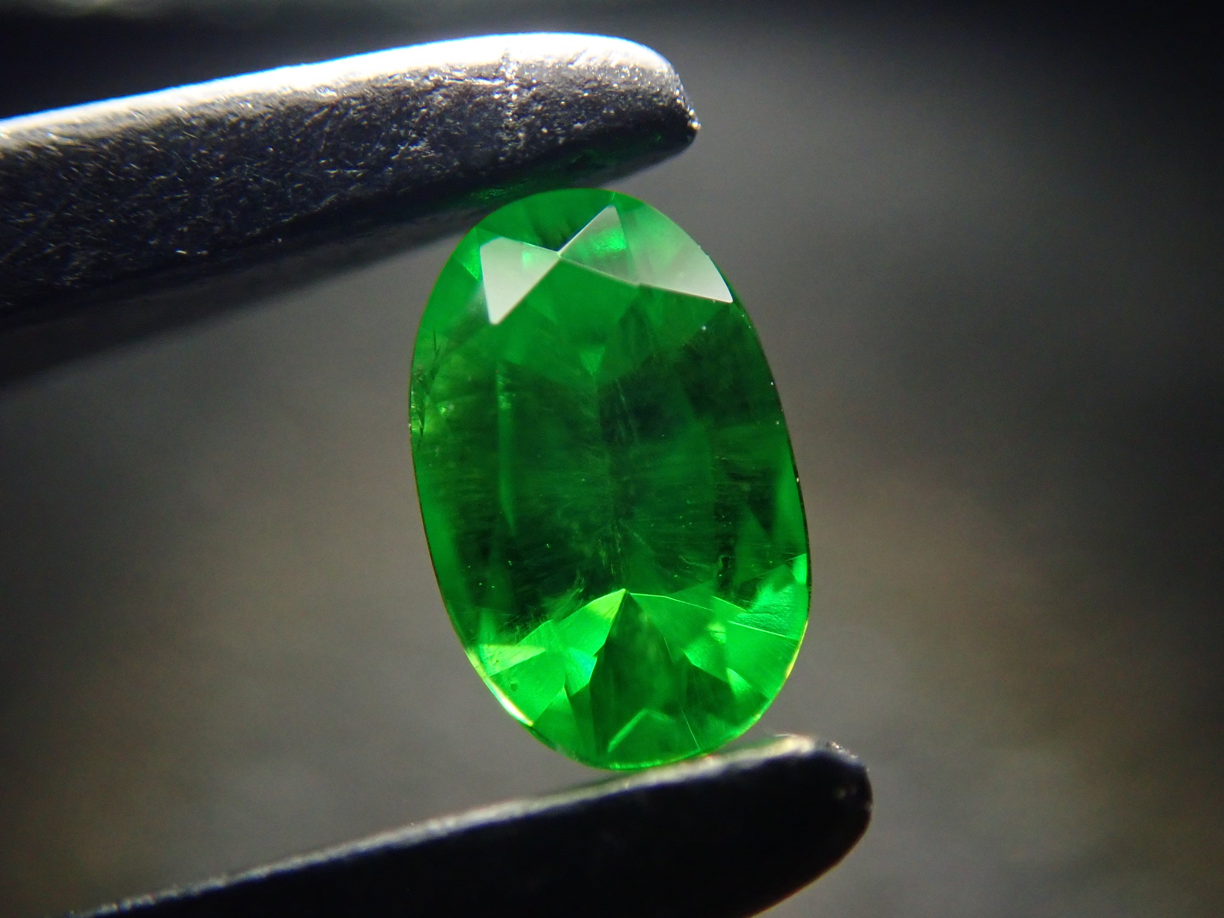 【10/31 22時販売】ロシア産デマントイドガーネット(ホーステール認む) 0.110ctルース