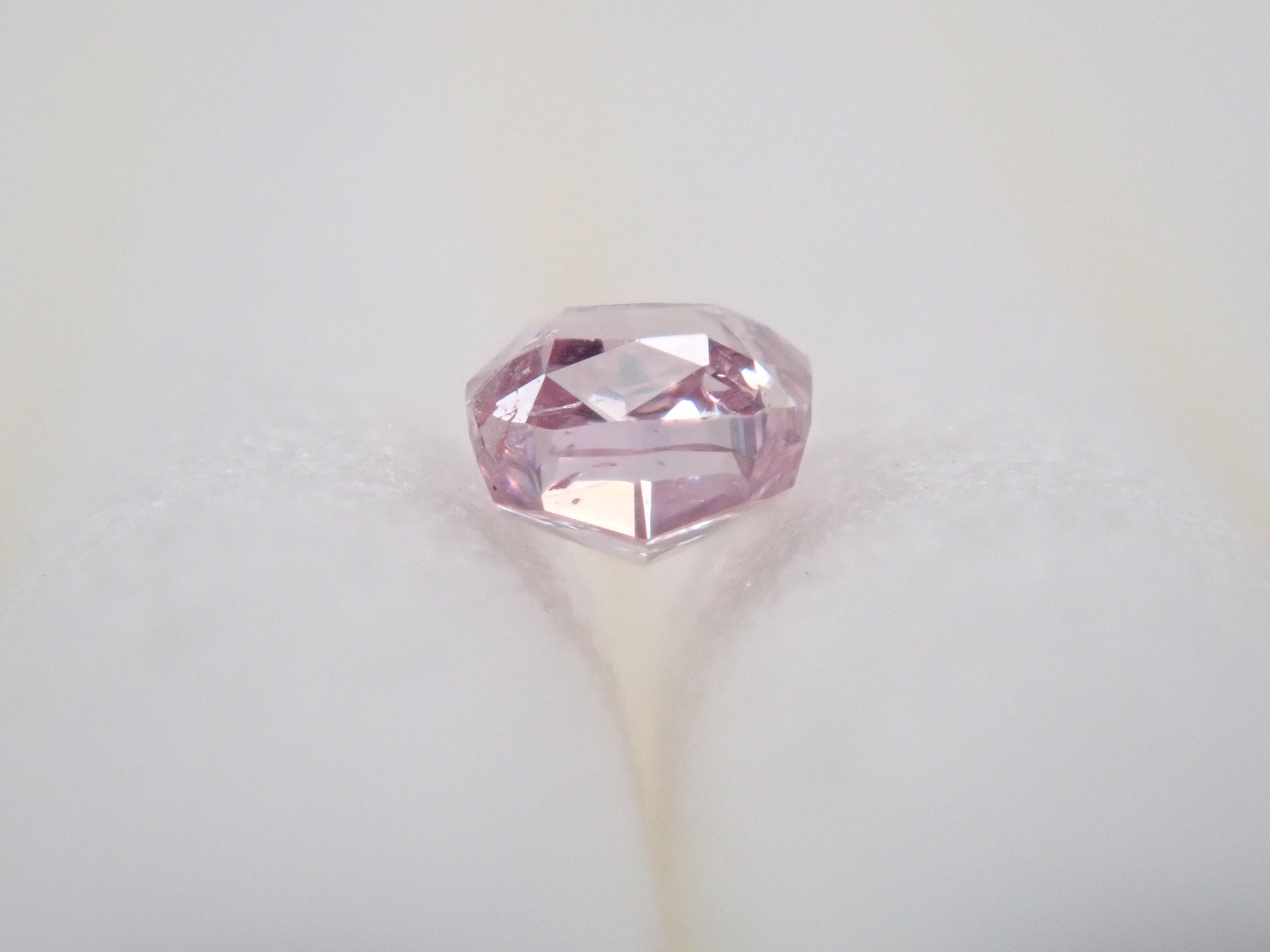 ピンクダイヤモンド 0.063ctルース(FANCY INTENSE PURPLE PINK, I-1)