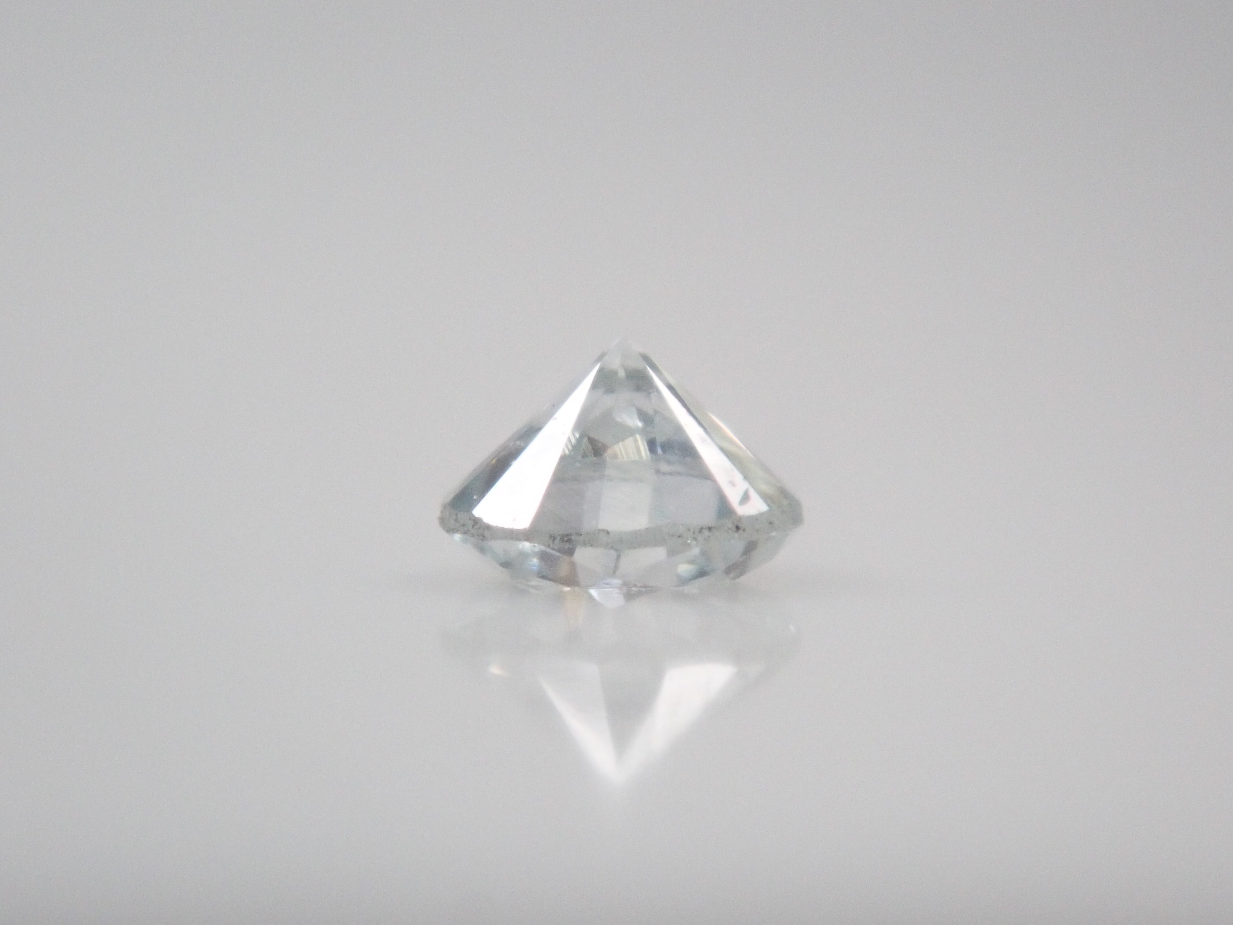 ブルーダイヤモンド 2.3mm/0.056ctルース(LIGHT GREEN BLUE, SI-1)