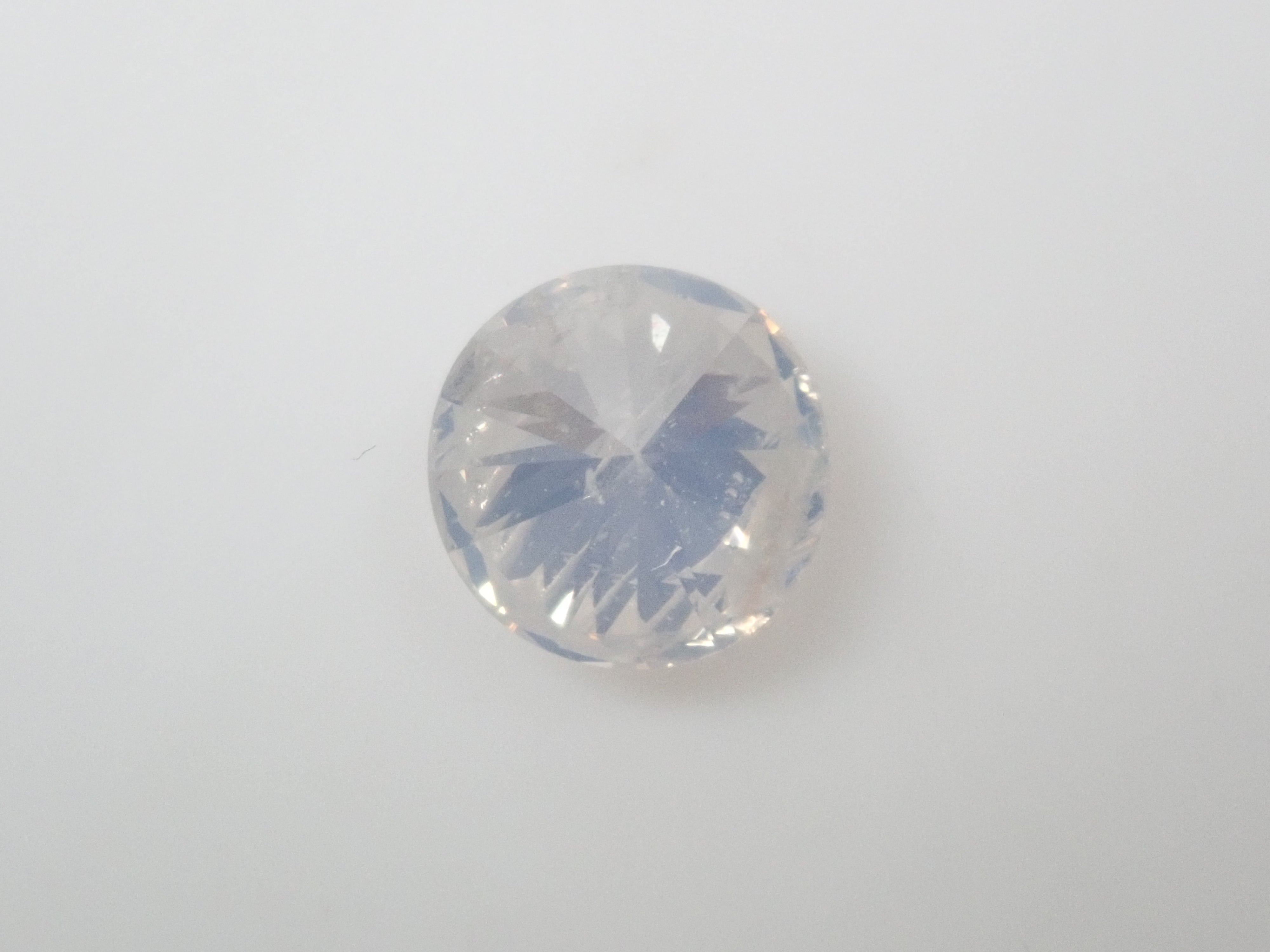 【抽選販売:10/31(金)10時am〆】ホワイトダイヤモンド 6.2mm/0.988ctルース(FANCY WHITE, I2)