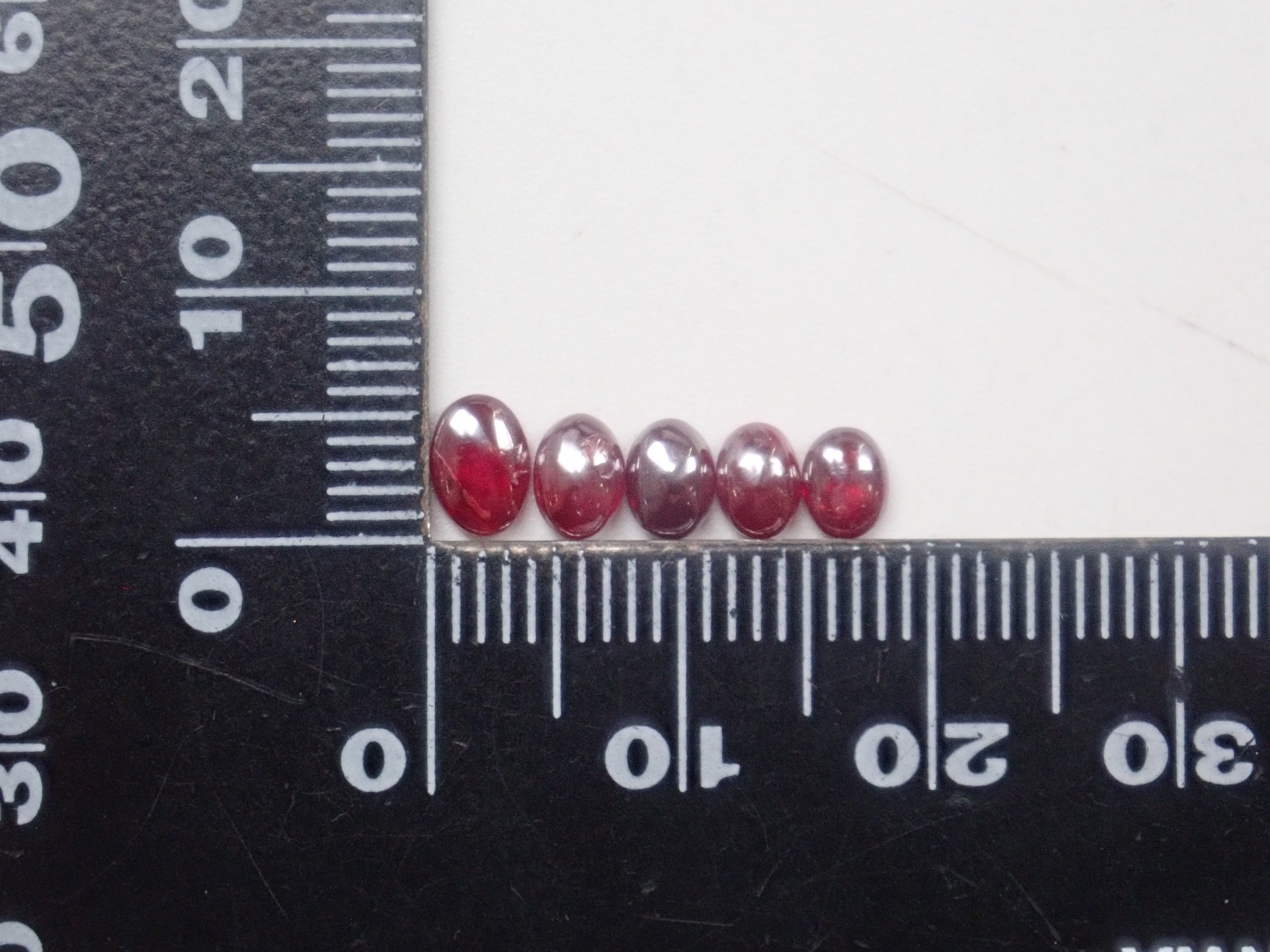 【11/2 22時販売】《限定11石》中国産シンシャ・辰砂(全石鑑別書付き,平均0.77ct,カボションカット)1石ルース《複数購入割引有》