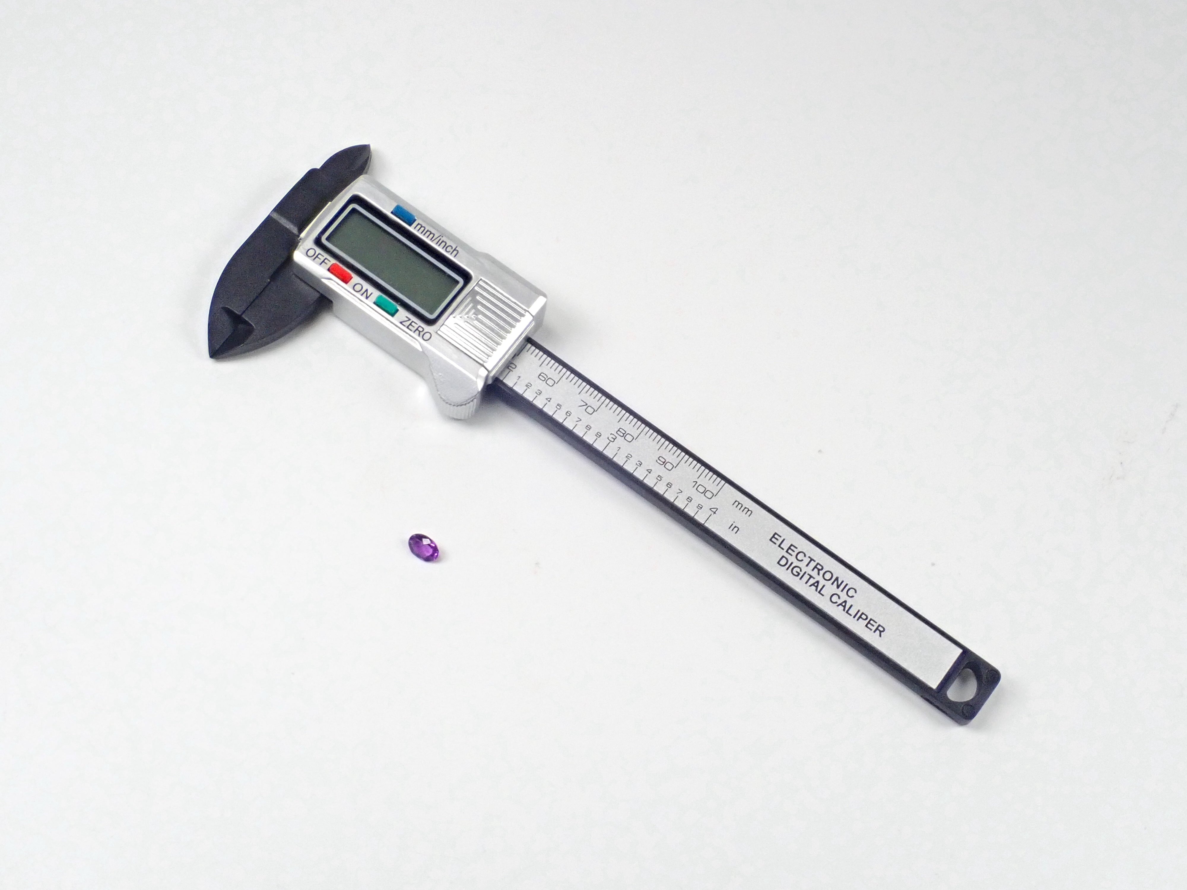 【宝石商の道具】デジタルノギス・カラーシフトアメジスト2点 セット