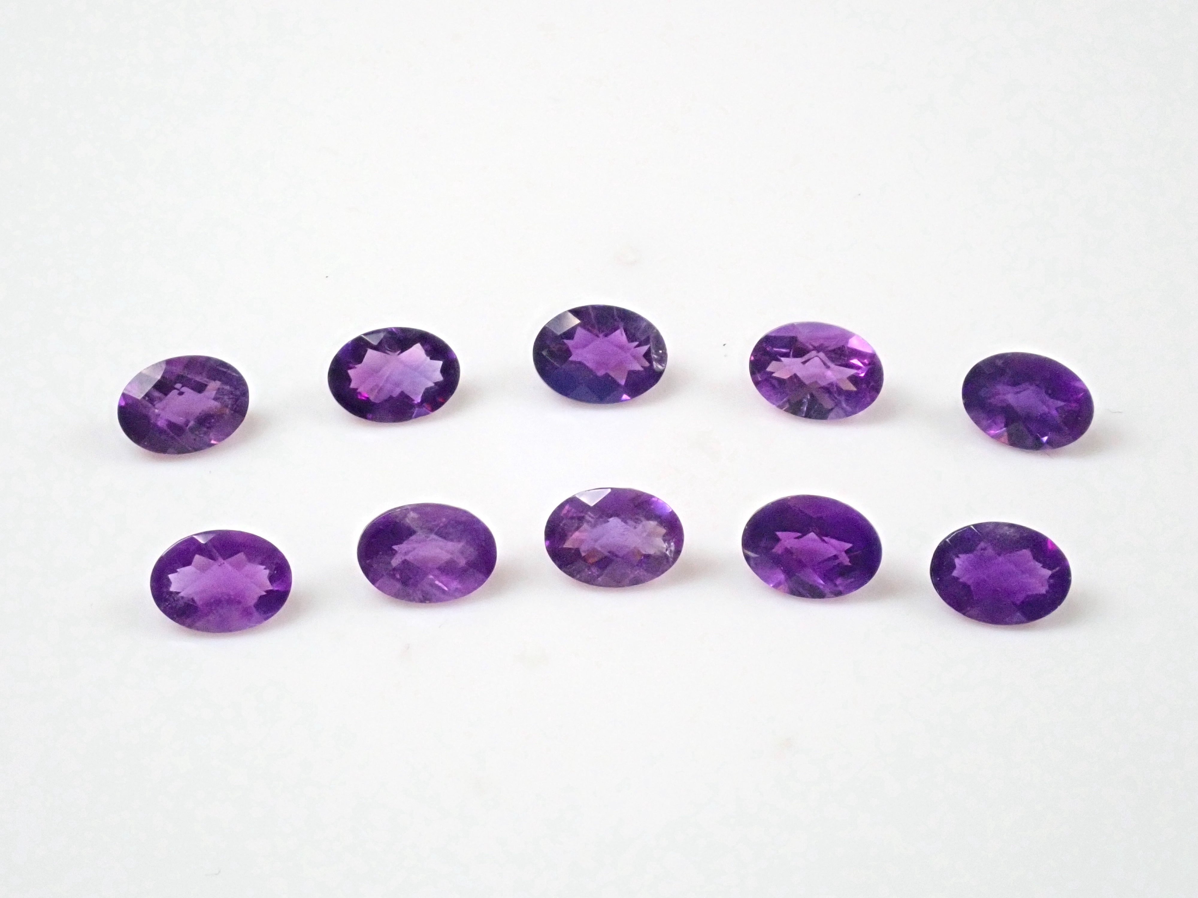 【宝石商の道具】デジタルノギス・カラーシフトアメジスト2点 セット