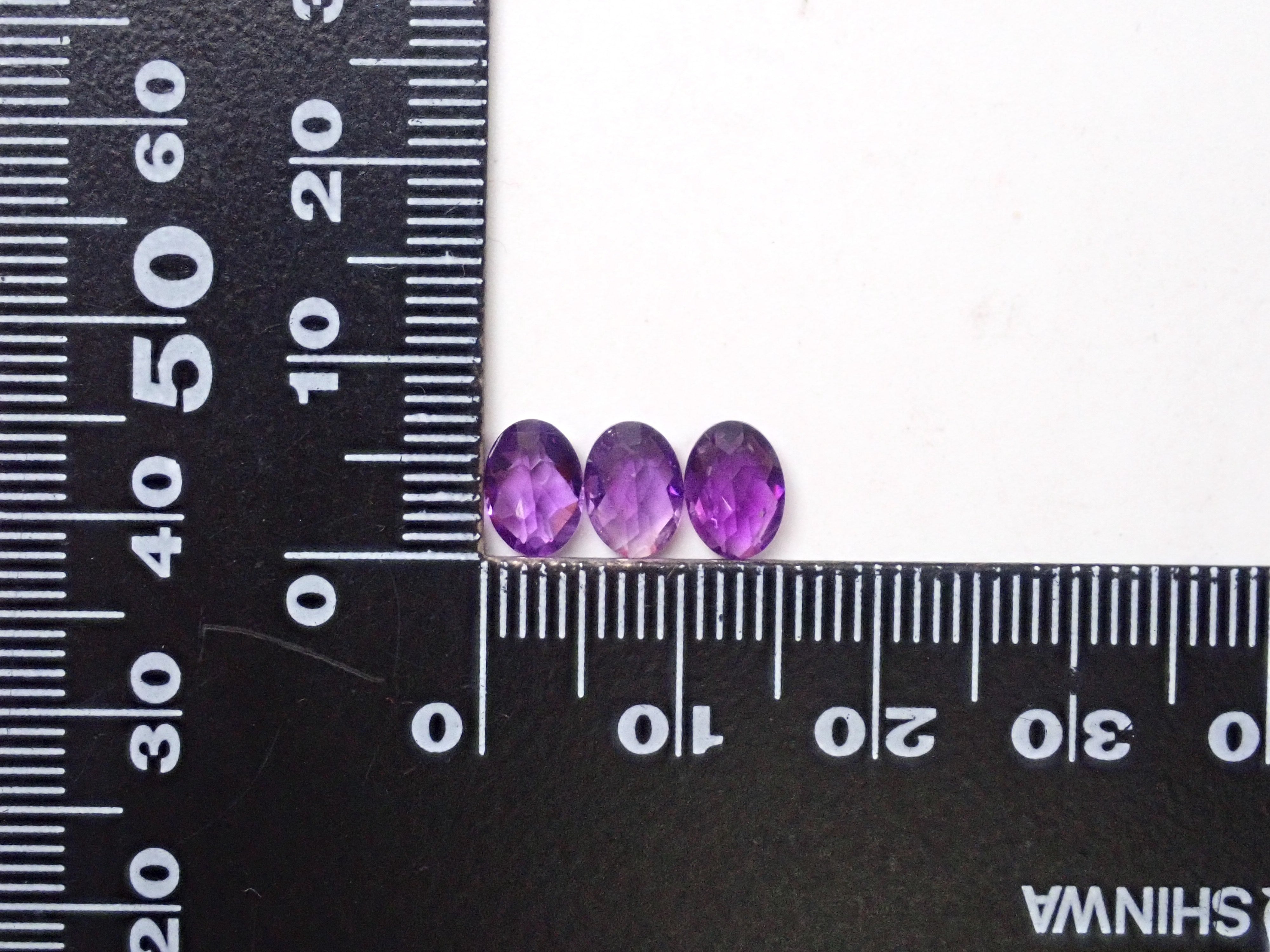【宝石商の道具】デジタルノギス・カラーシフトアメジスト2点 セット