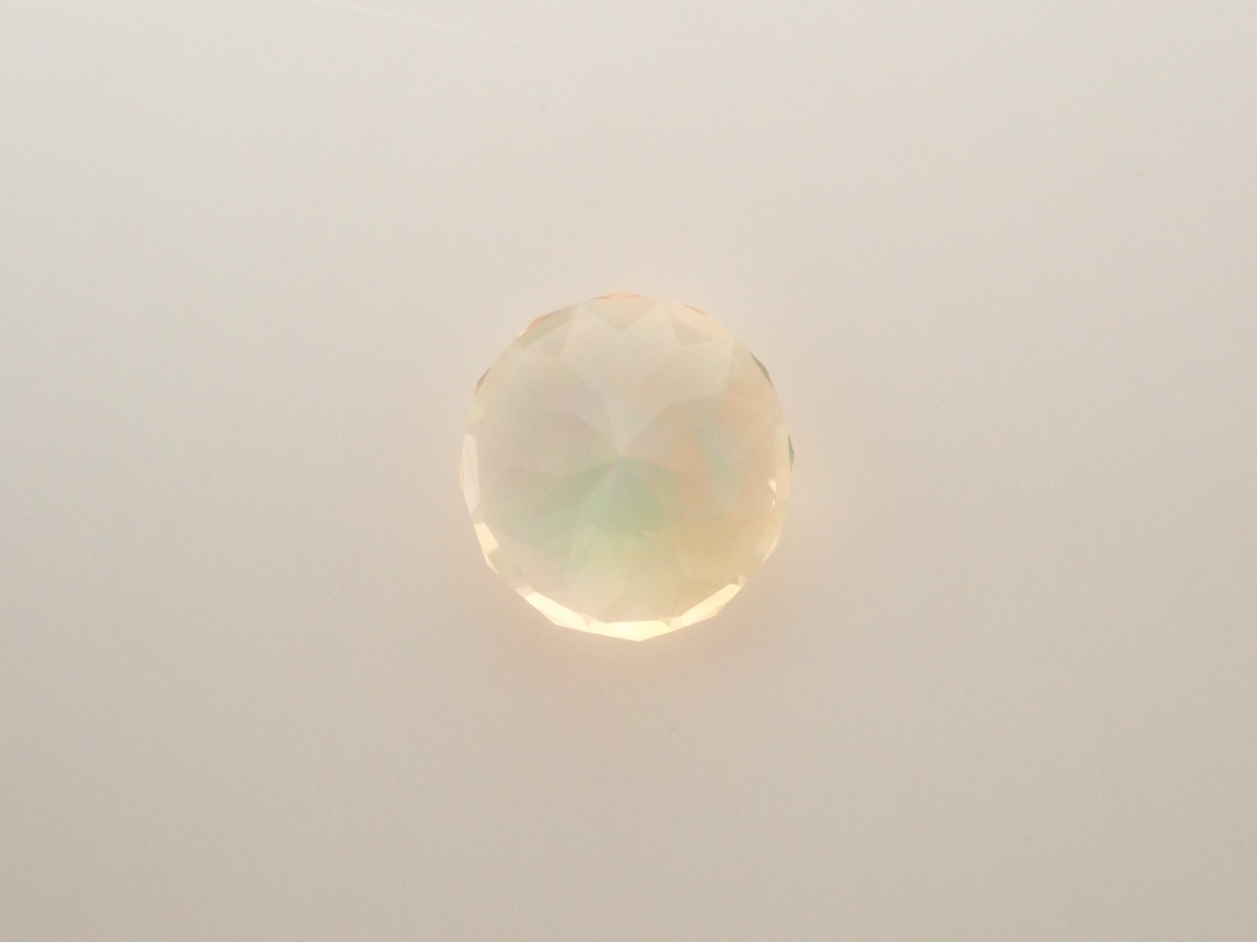 【11/14 22時販売】メキシコ産ファイアオパール(ファセットカット) 5.0mm/0.309ctルース