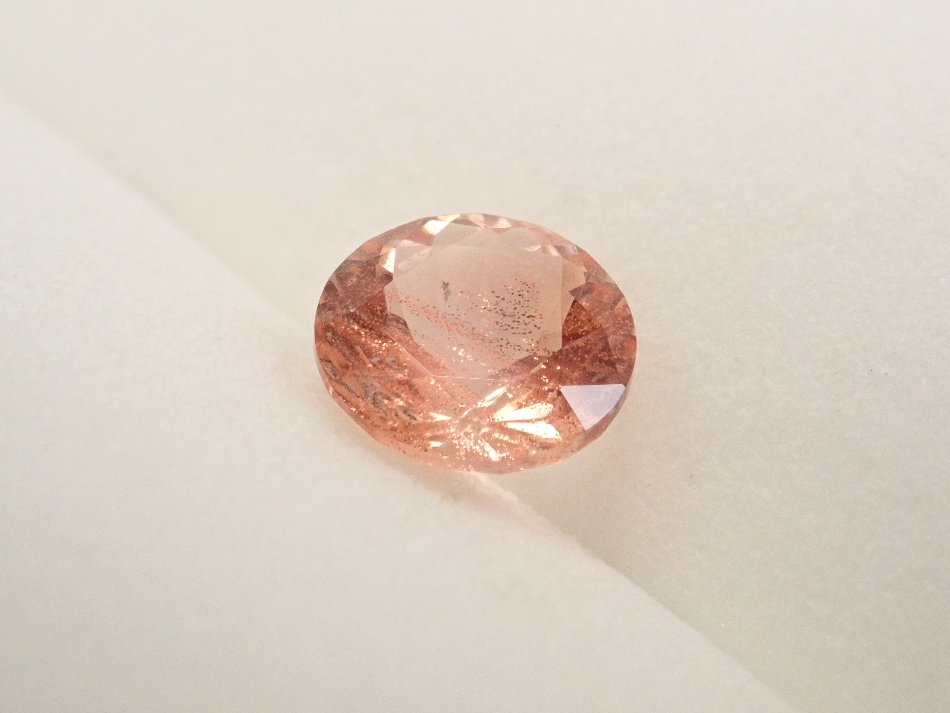 【11/14 22時販売】アメリカ産オレゴンサンストーン 6.0mm/0.754ctルース