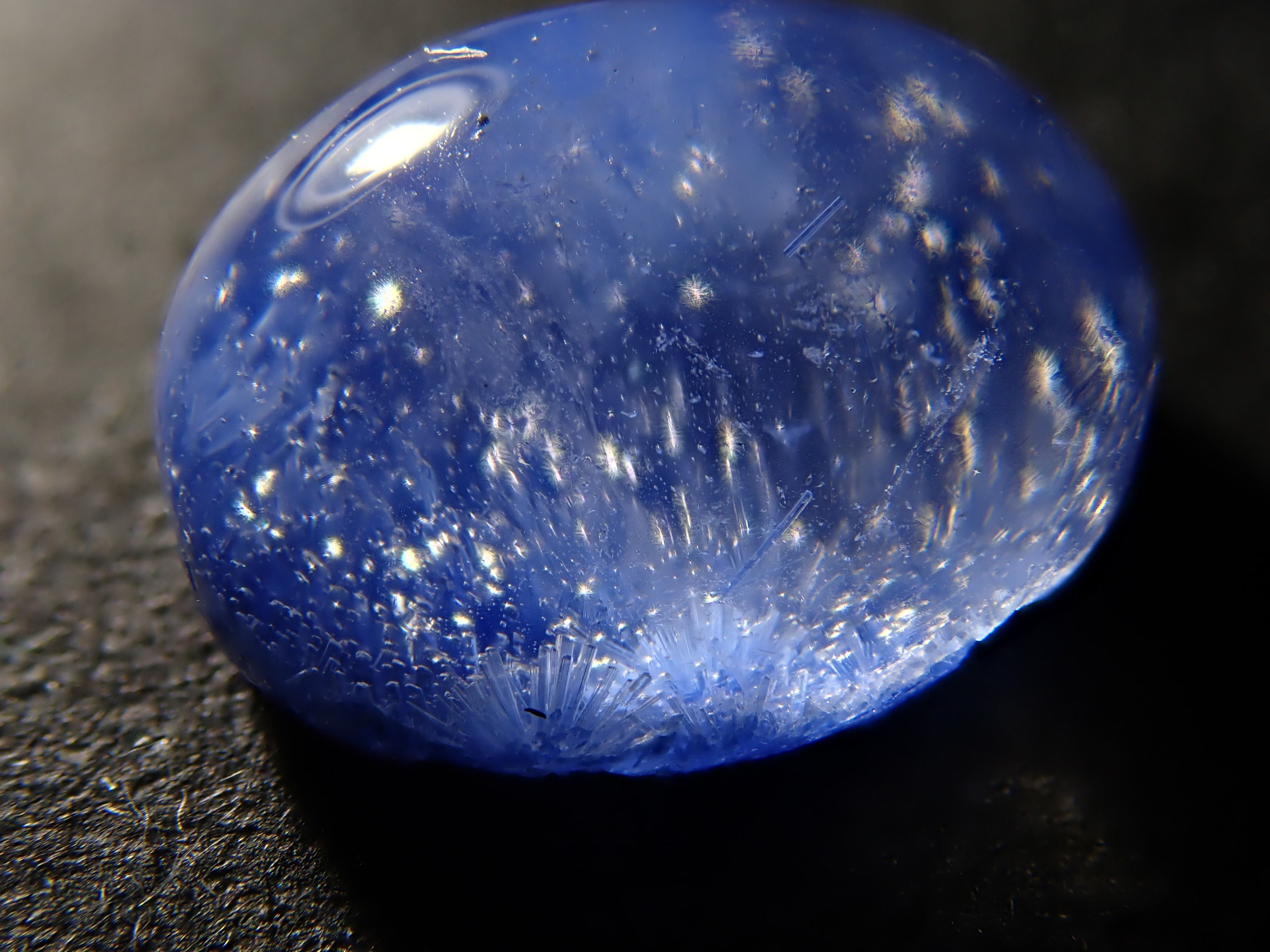 【11/7 22時販売】ブラジル産デュモルチェライトインクォーツ 1.909ctルース