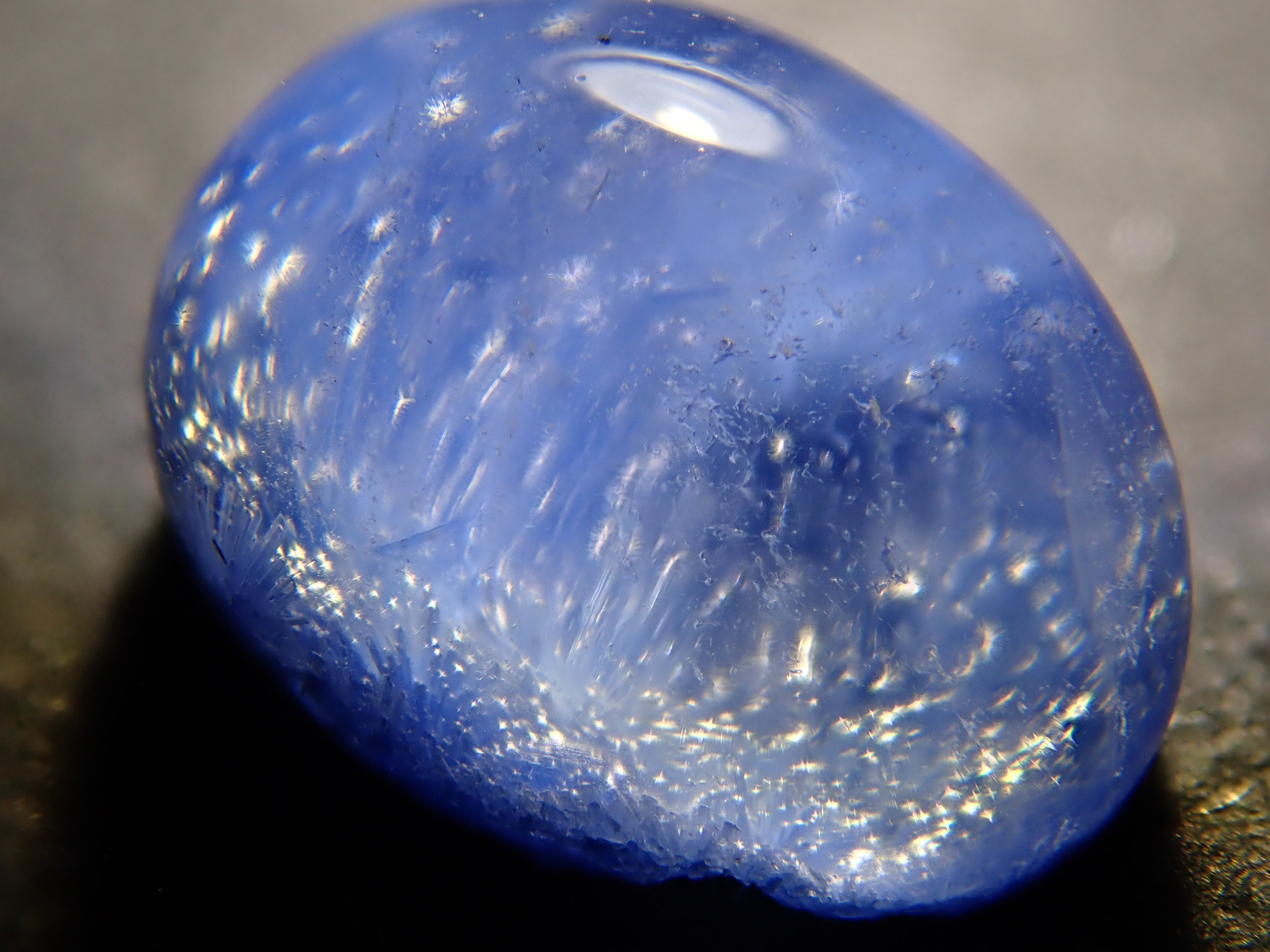 【11/7 22時販売】ブラジル産デュモルチェライトインクォーツ 1.909ctルース