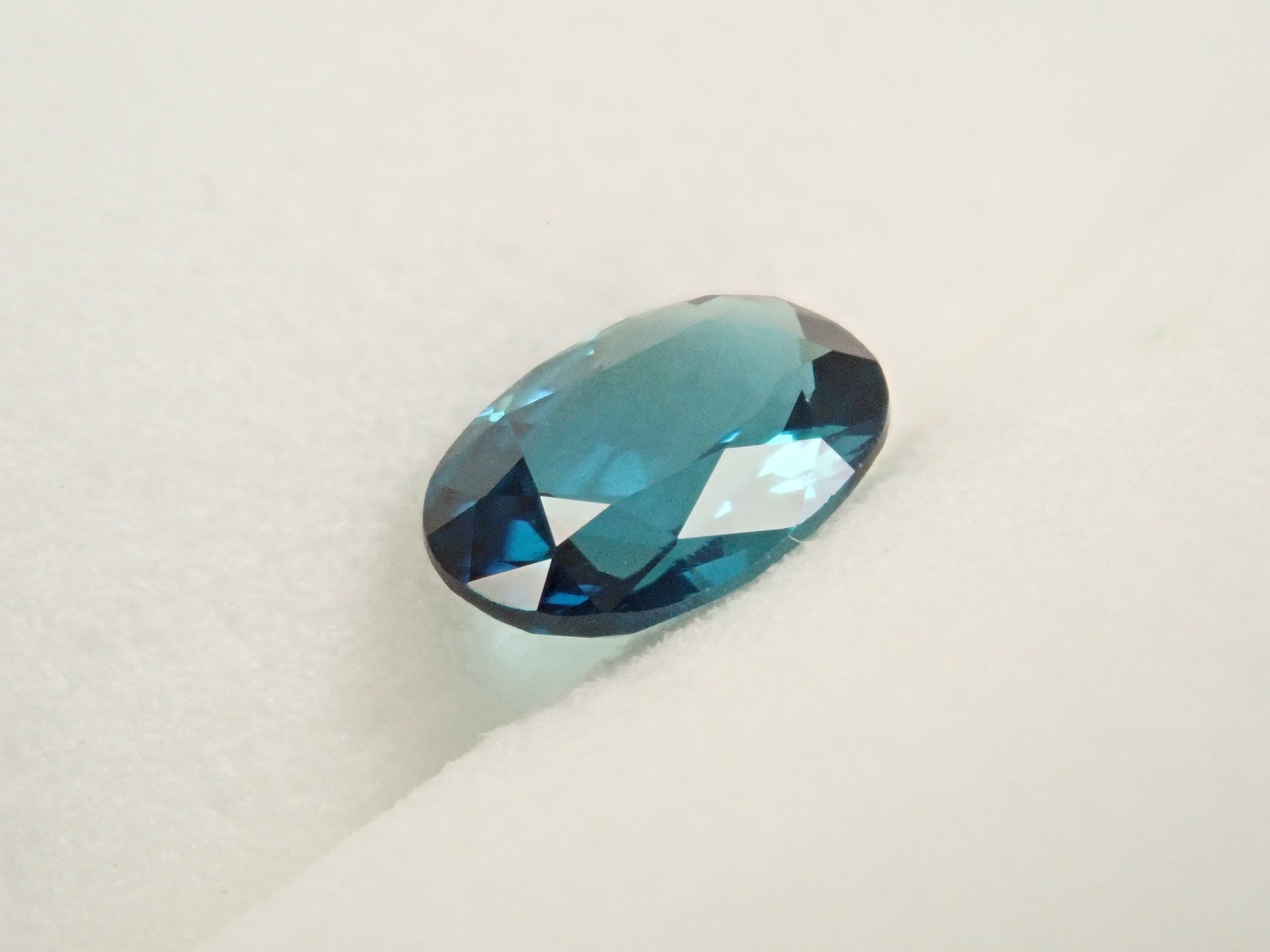 【11/30 22時販売】ブラジル産インディゴライトトルマリン 0.431ctルース 鑑別書