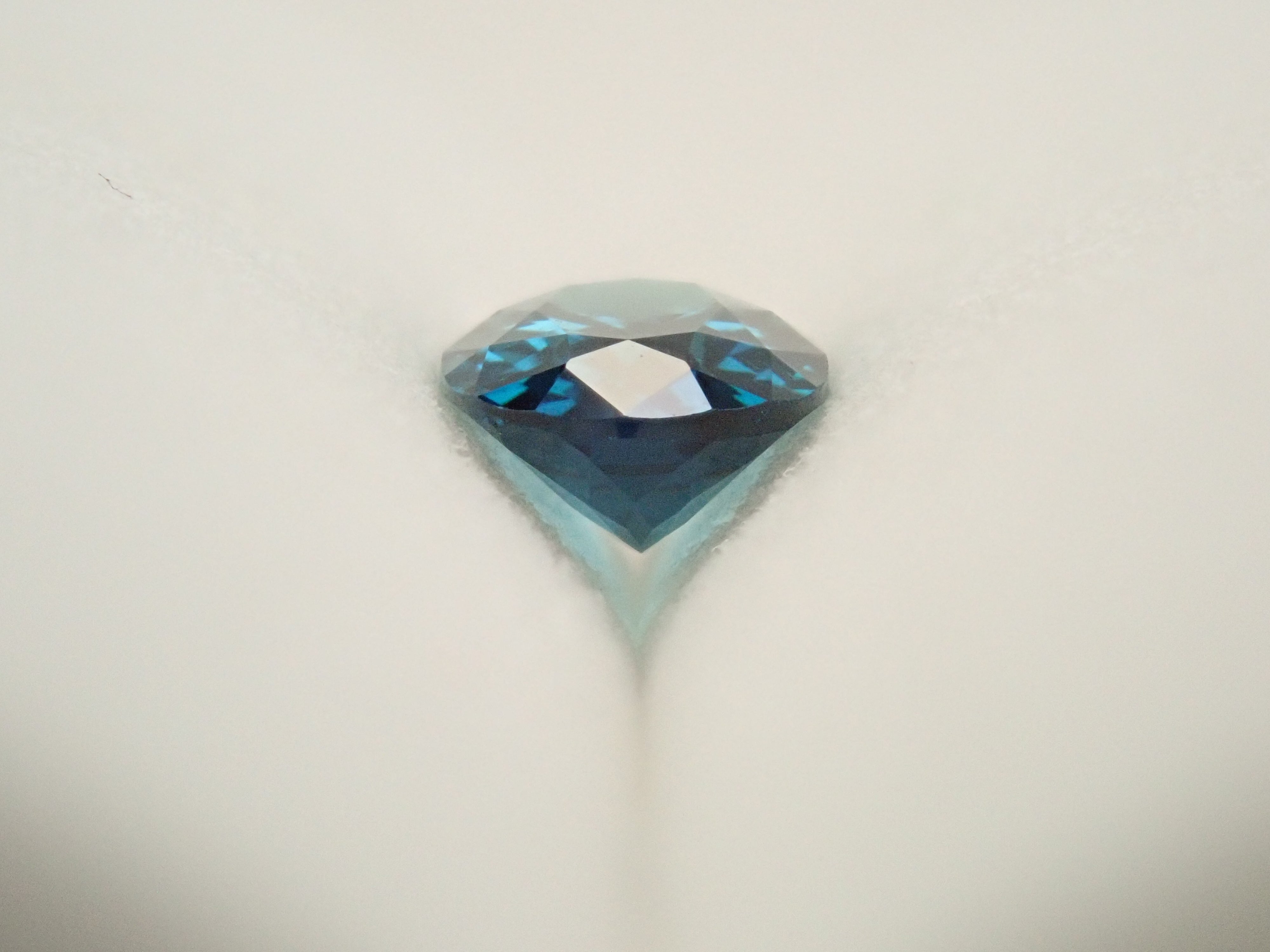 【11/30 22時販売】ブラジル産インディゴライトトルマリン 0.431ctルース 鑑別書