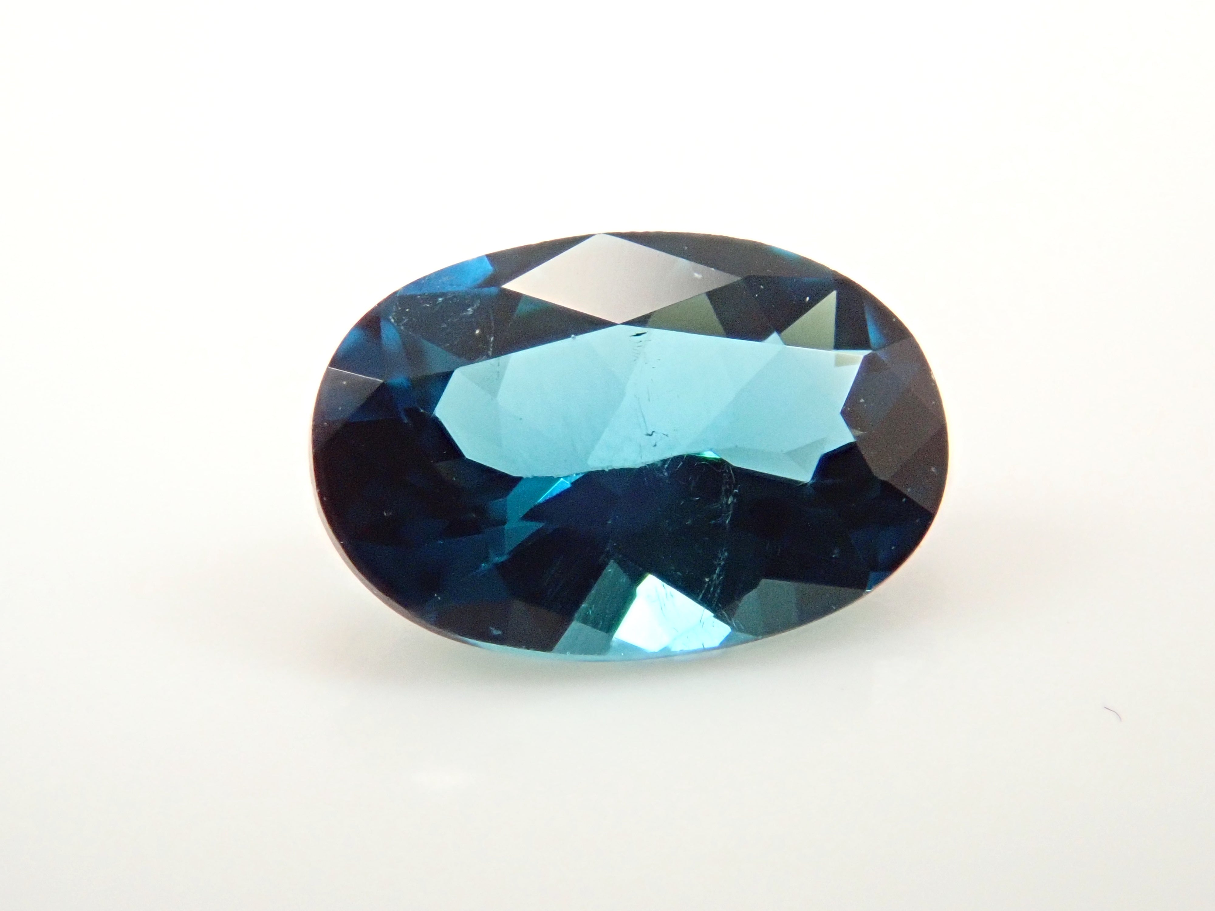 【11/30 22時販売】ブラジル産インディゴライトトルマリン 0.431ctルース 鑑別書