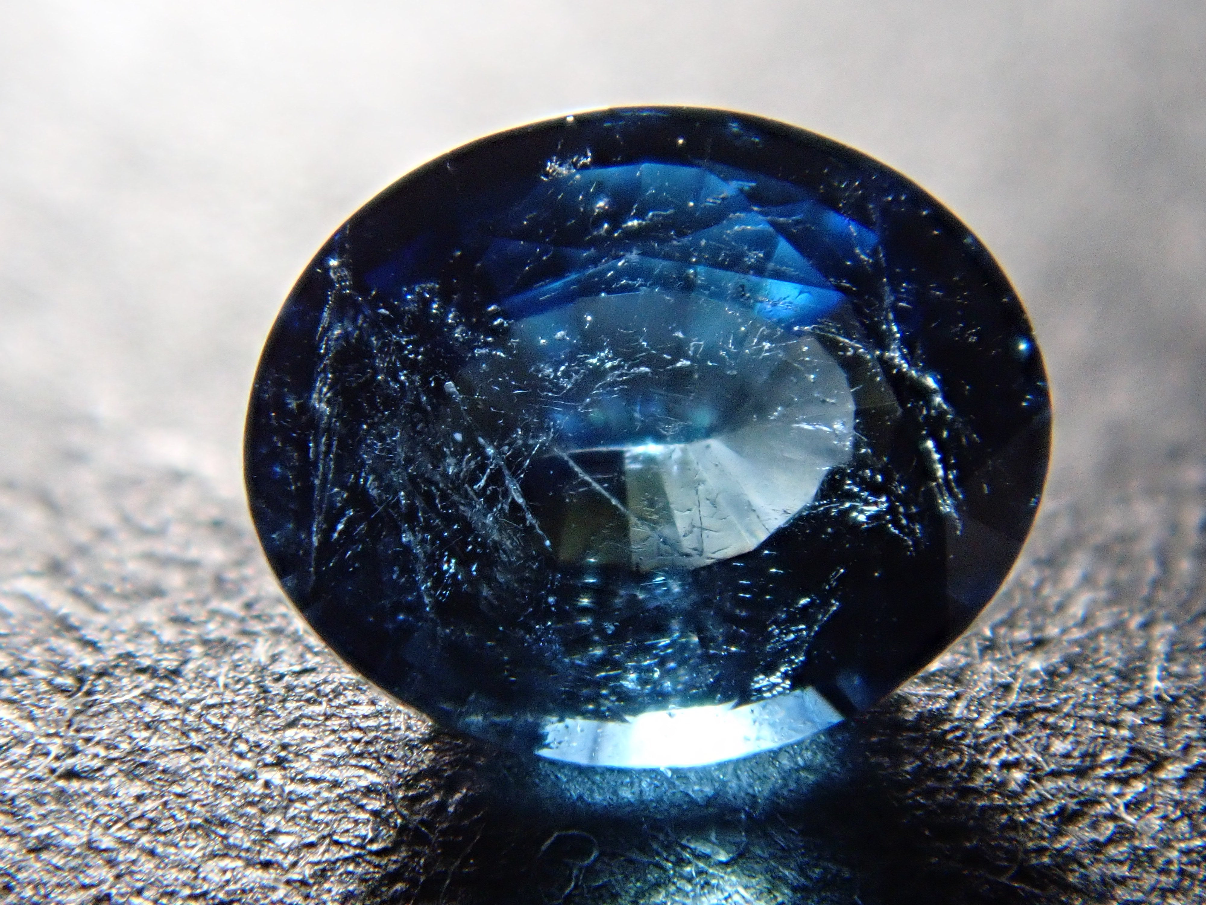 ブラジル産インディゴライトトルマリン 0.210ctルース 鑑別書