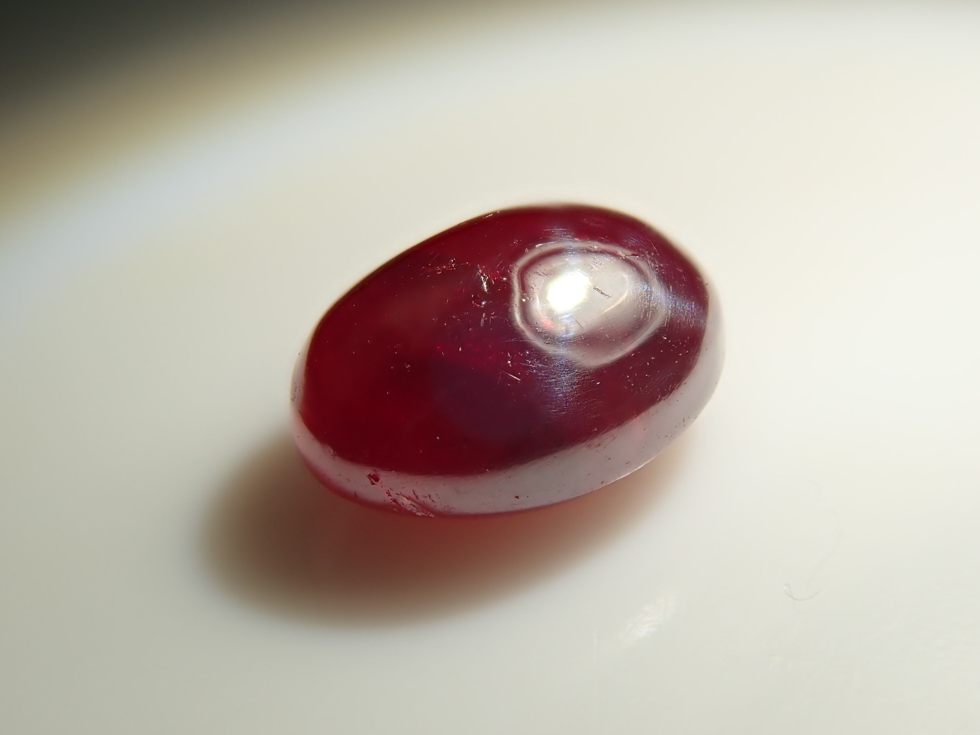 中国産シンシャ(辰砂・シナバー) 1.086ctルース 鑑別書