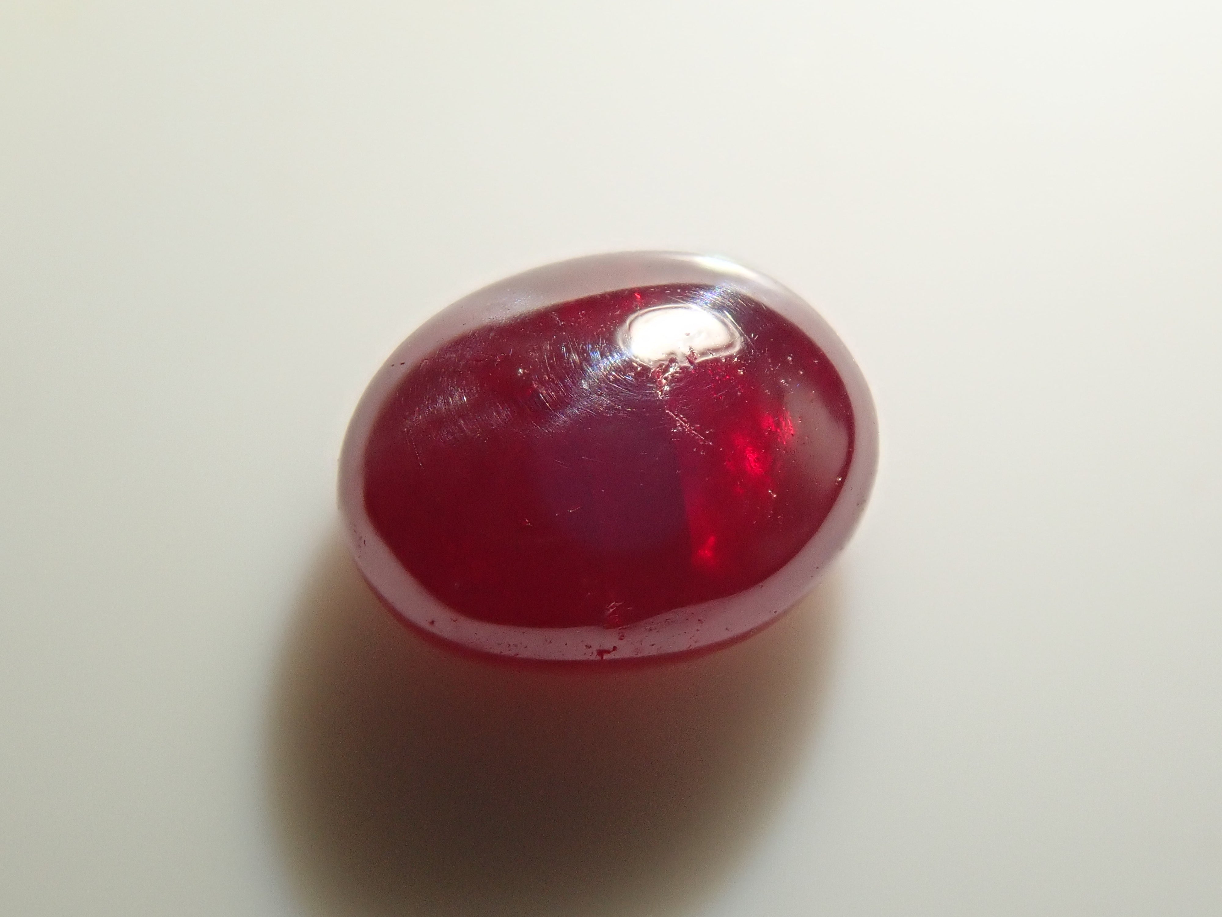 中国産シンシャ(辰砂・シナバー) 1.086ctルース 鑑別書