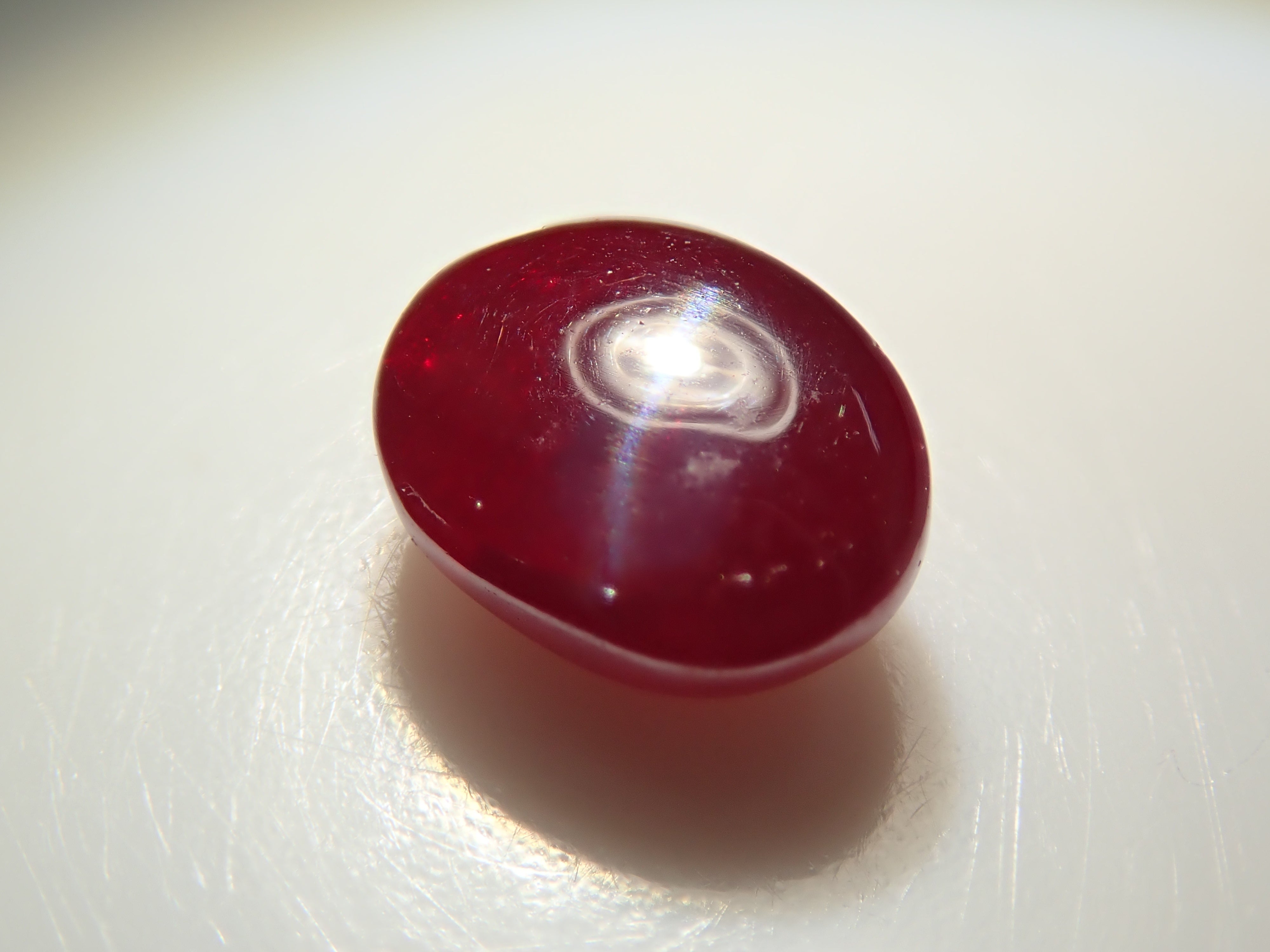 中国産シンシャ(辰砂・シナバー) 1.086ctルース 鑑別書