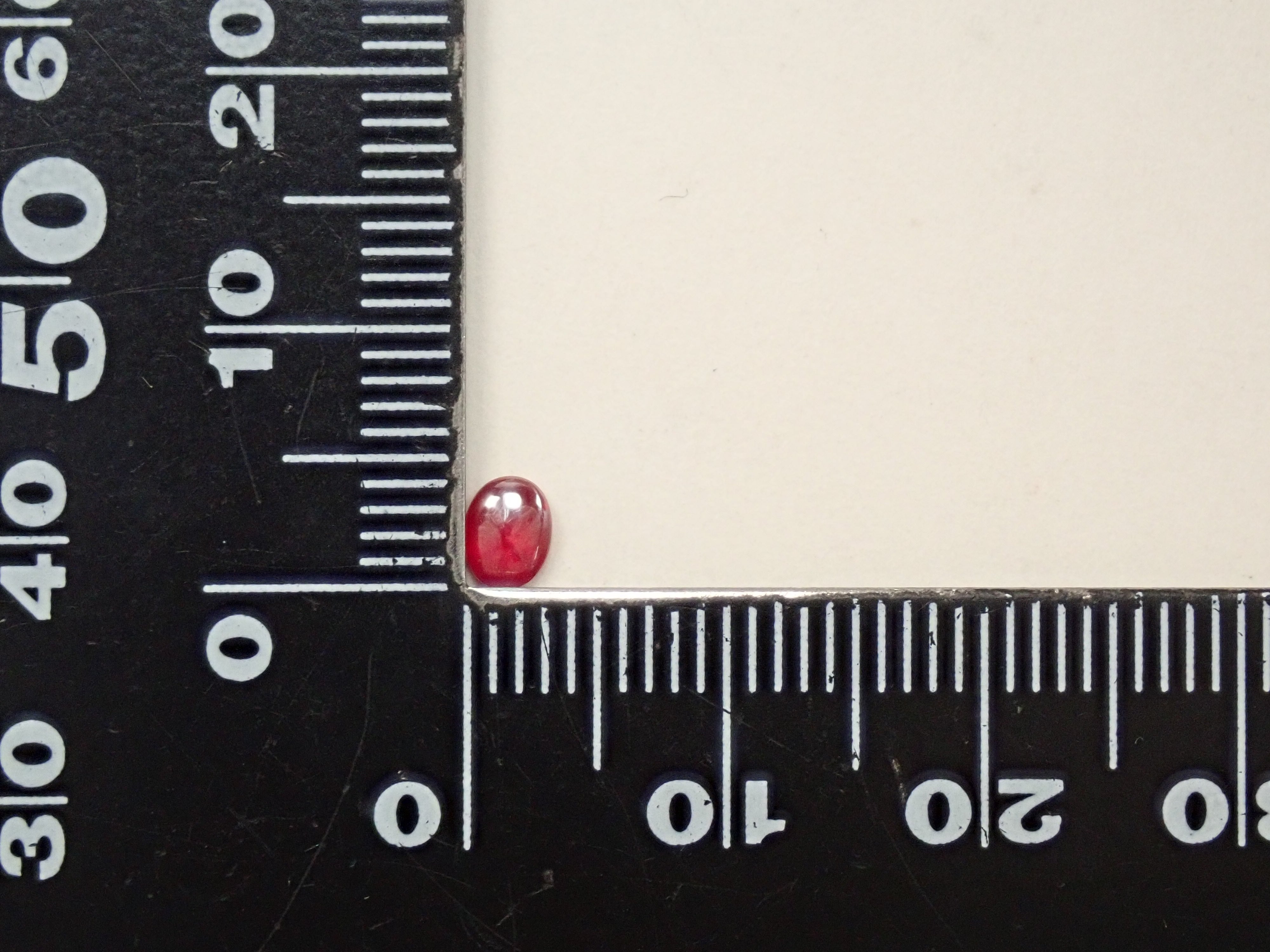 【11/27 22時販売】中国産シンシャ(辰砂・シナバー) 0.459ctルース 鑑別書