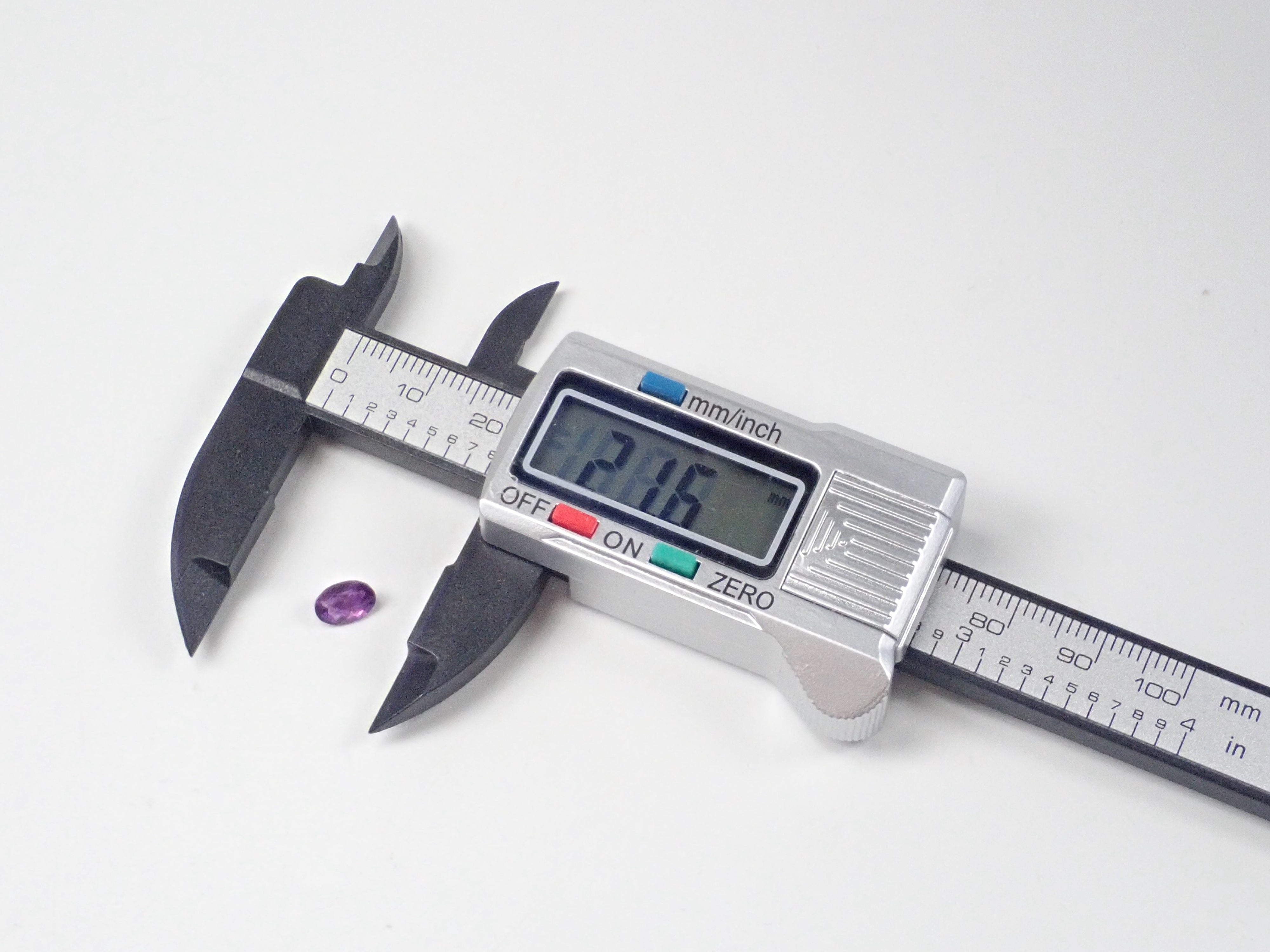 【宝石商の道具】デジタルノギス・カラーシフトアメジスト2点 セット