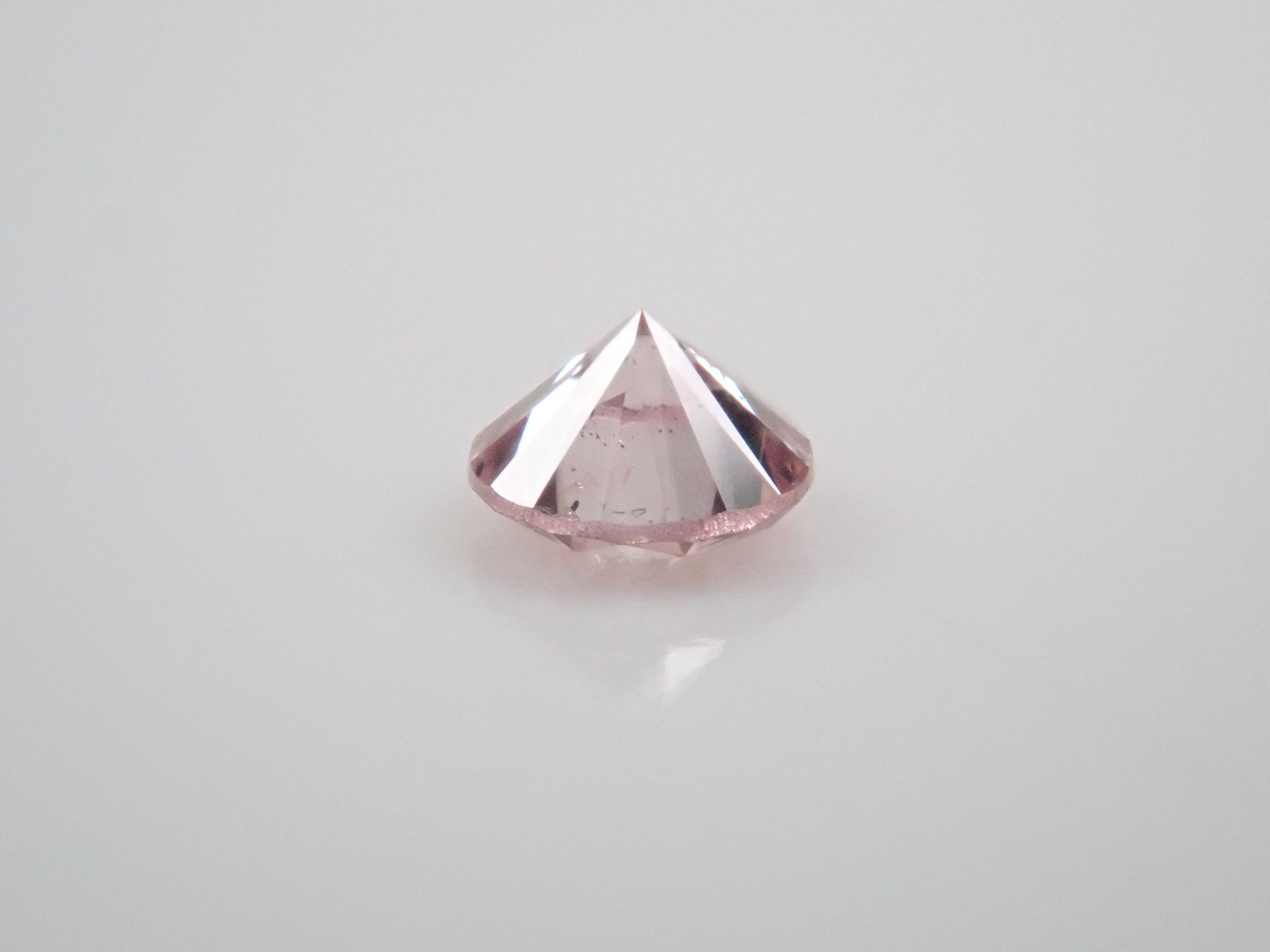 ピンクダイヤモンド 0.043ctルース(FANCY LIGHT PURPLISH PINK, SI2)