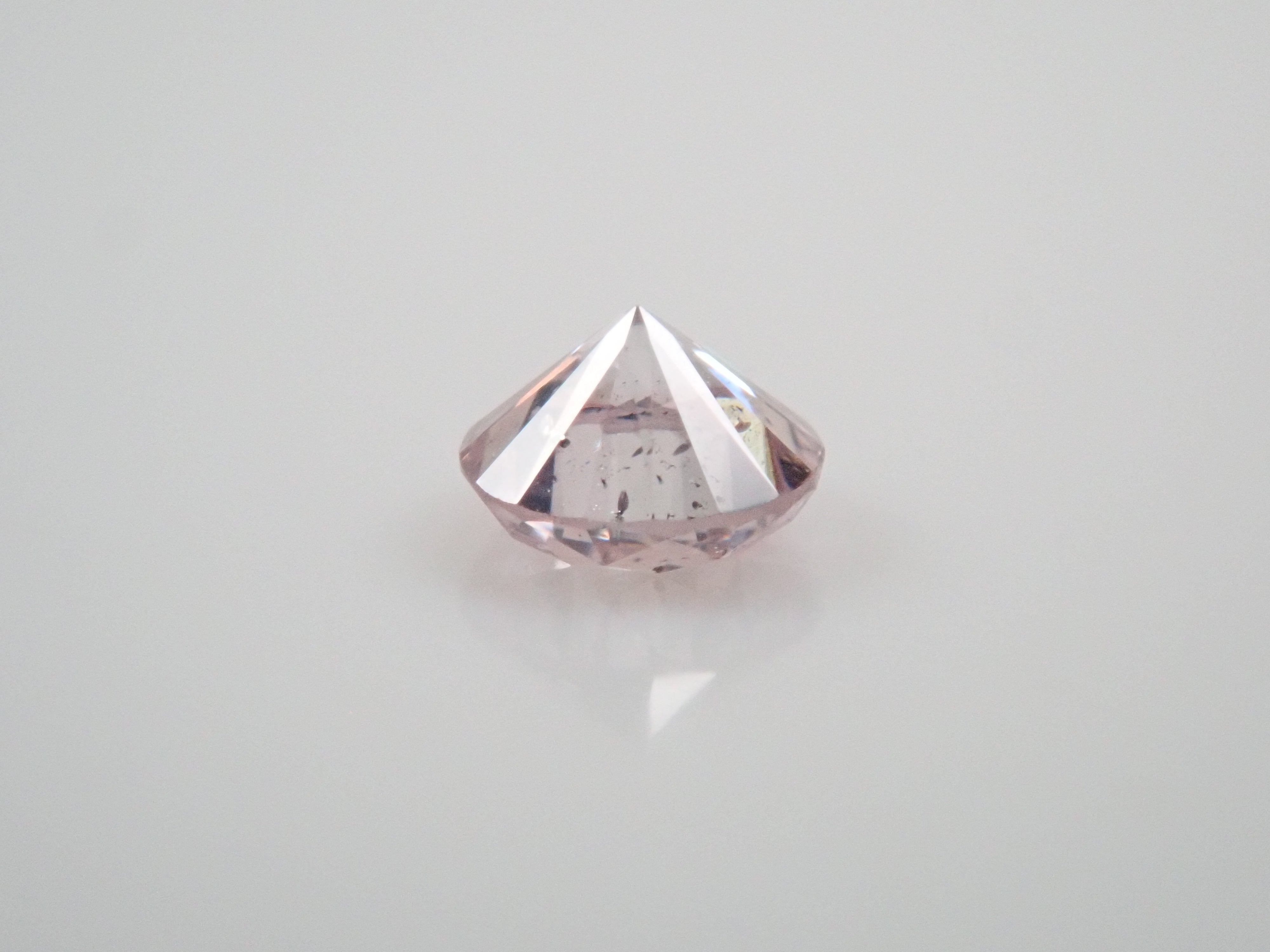 ピンクダイヤモンド 0.055ctルース(FANCY LIGHT PURPLE PINK, SI2)