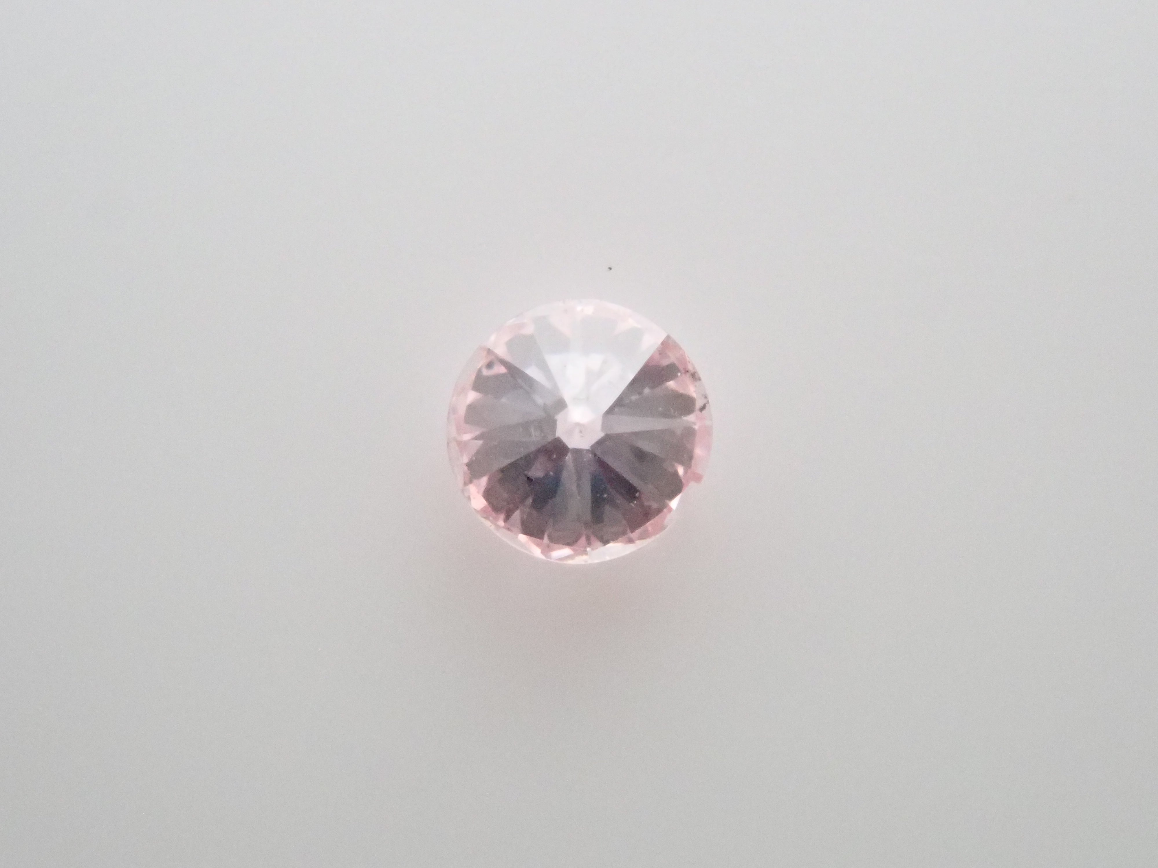 ピンクダイヤモンド 0.071ctルース(FANCY LIGHT PURPLE PINK, SI2)