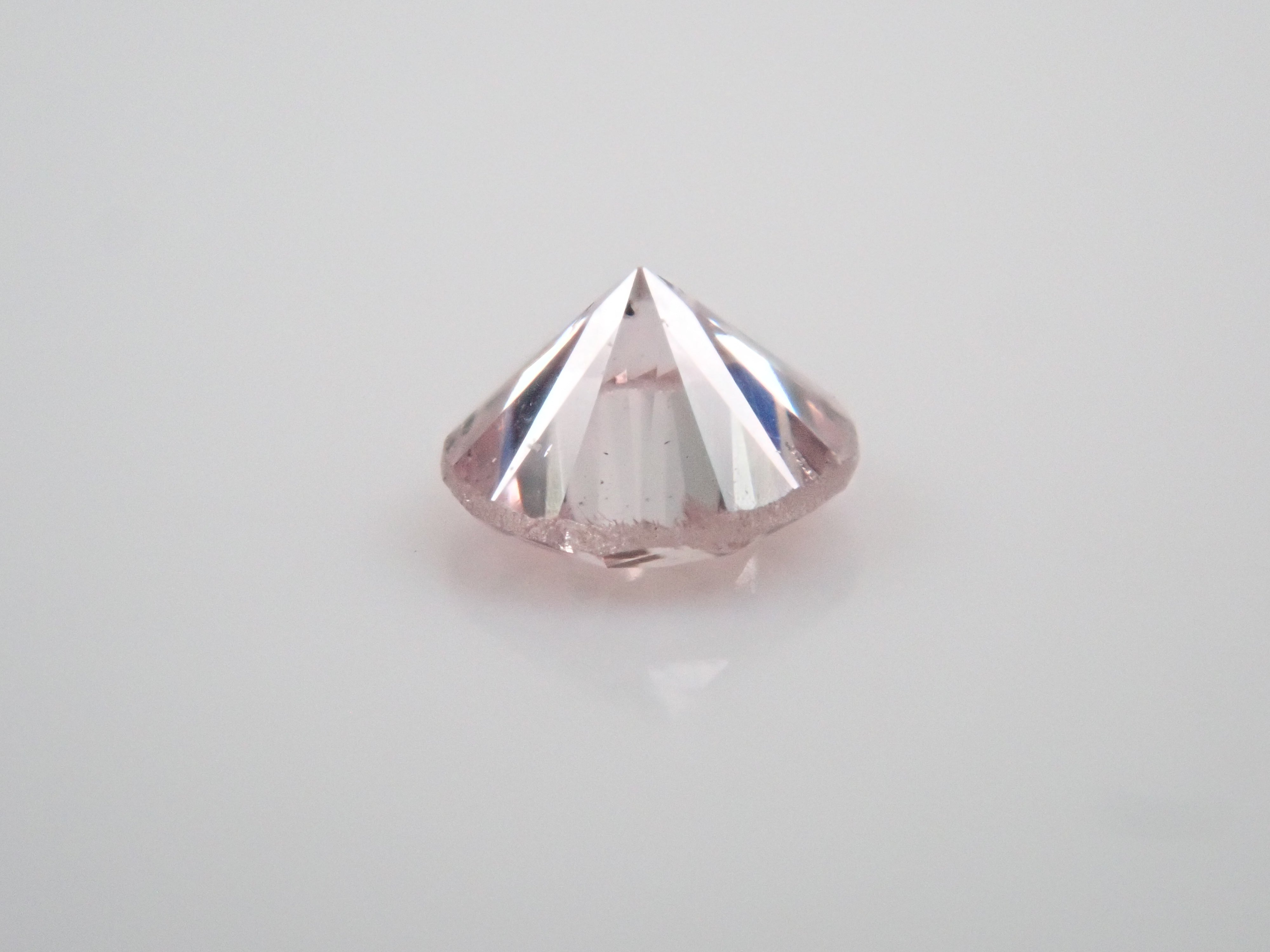 ピンクダイヤモンド 0.055ctルース(FANCY LIGHT PURPLE PINK, SI2)